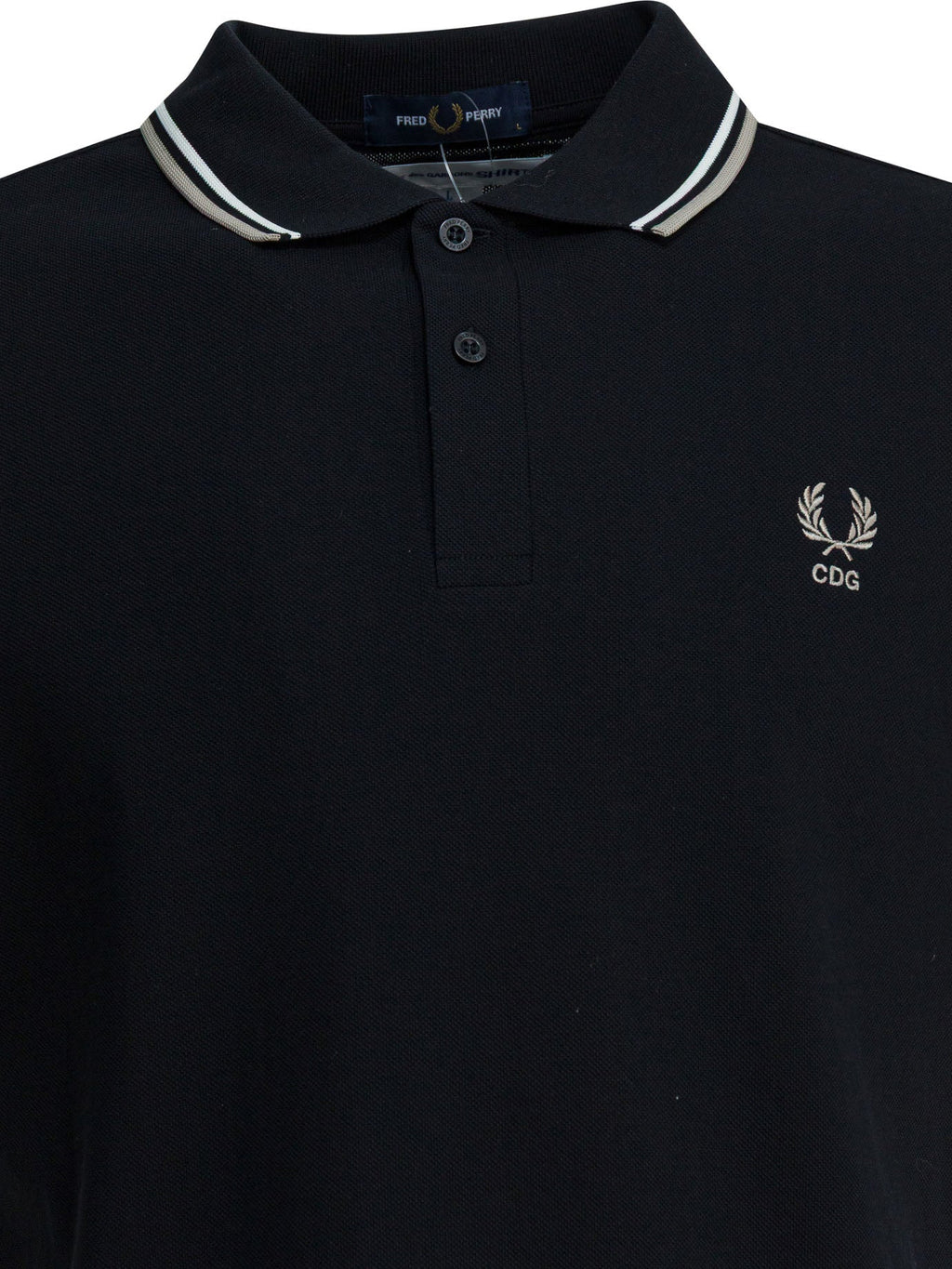 Comme Des Garçons Shirt "comme Des Garçons X Fred Perry" Button-down Polo Shirt