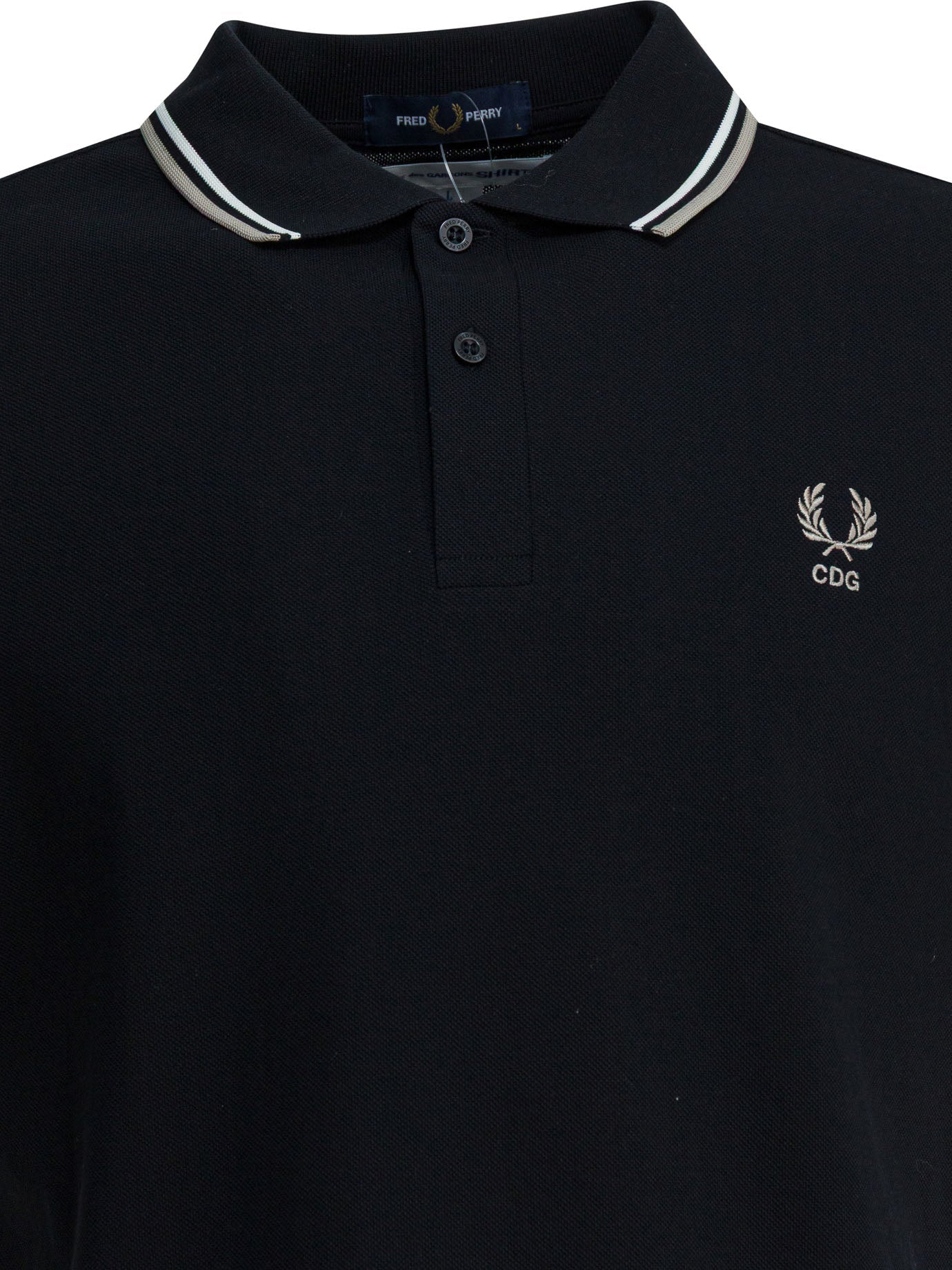 Comme Des Garçons Shirt "comme Des Garçons X Fred Perry" Button-down Polo Shirt
