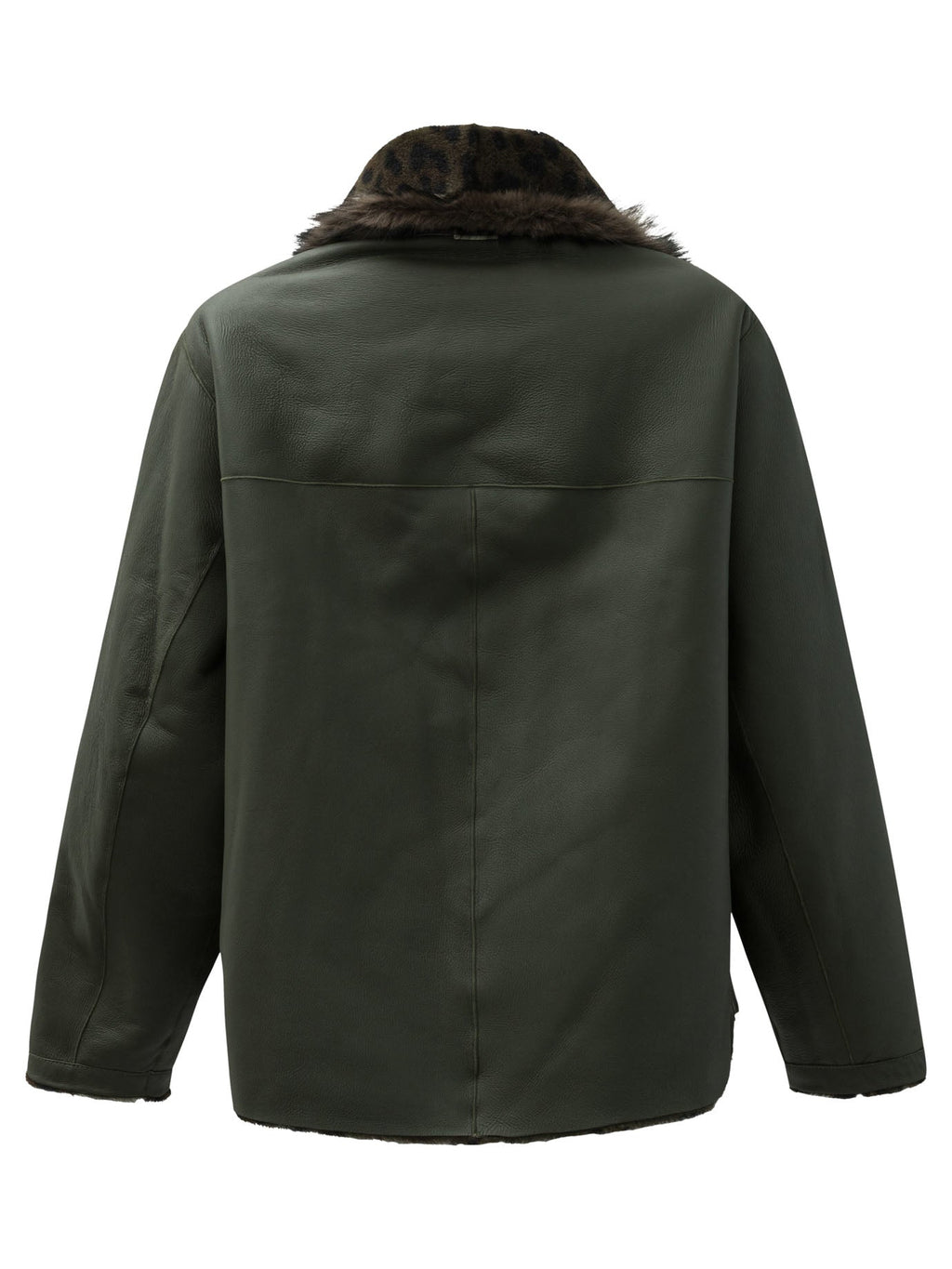 Furling By Giani Reversible Short Coat In Shearling