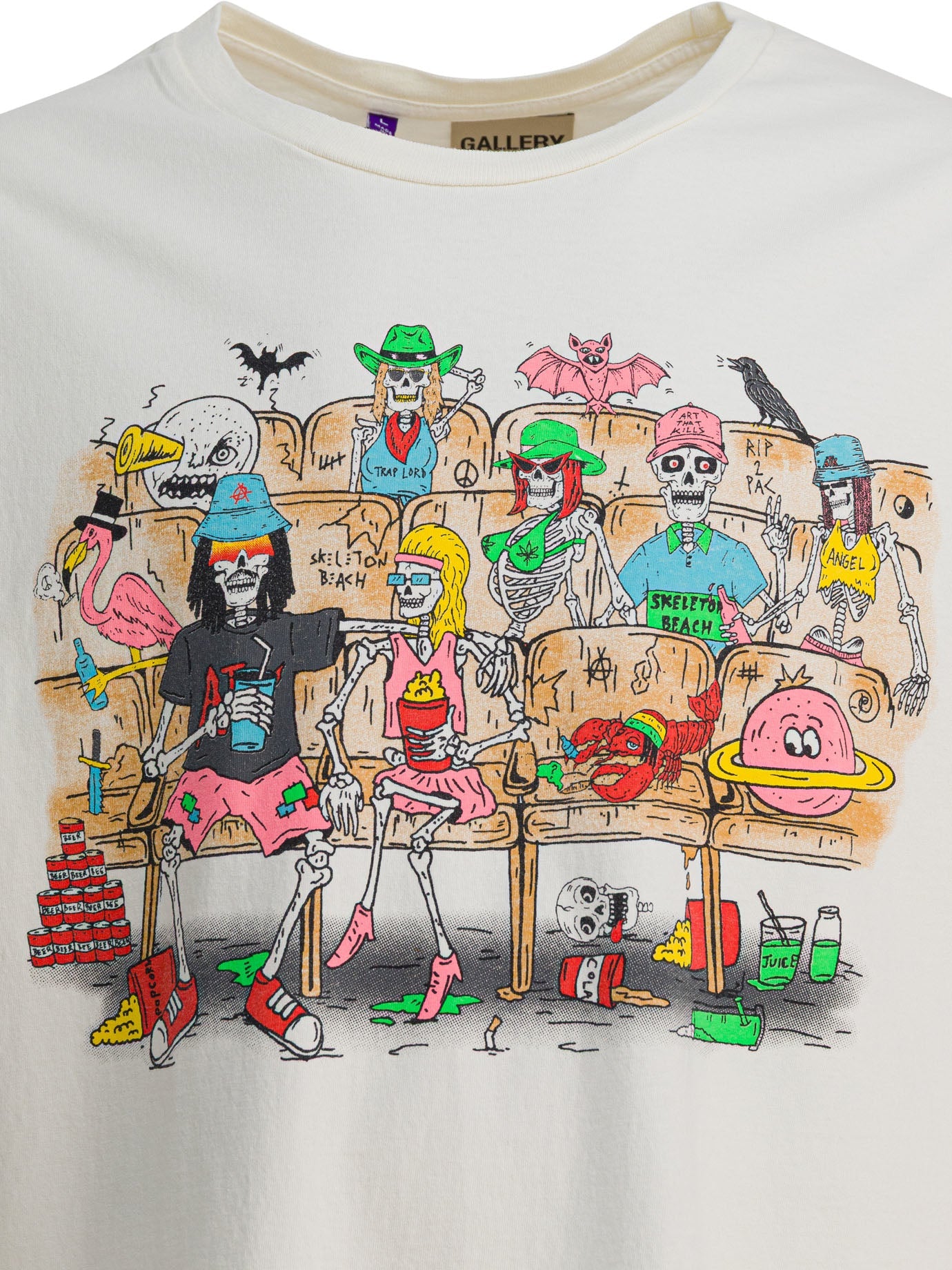 Gallery Dept. "skeleton Beach Theater Tee" T-shirt