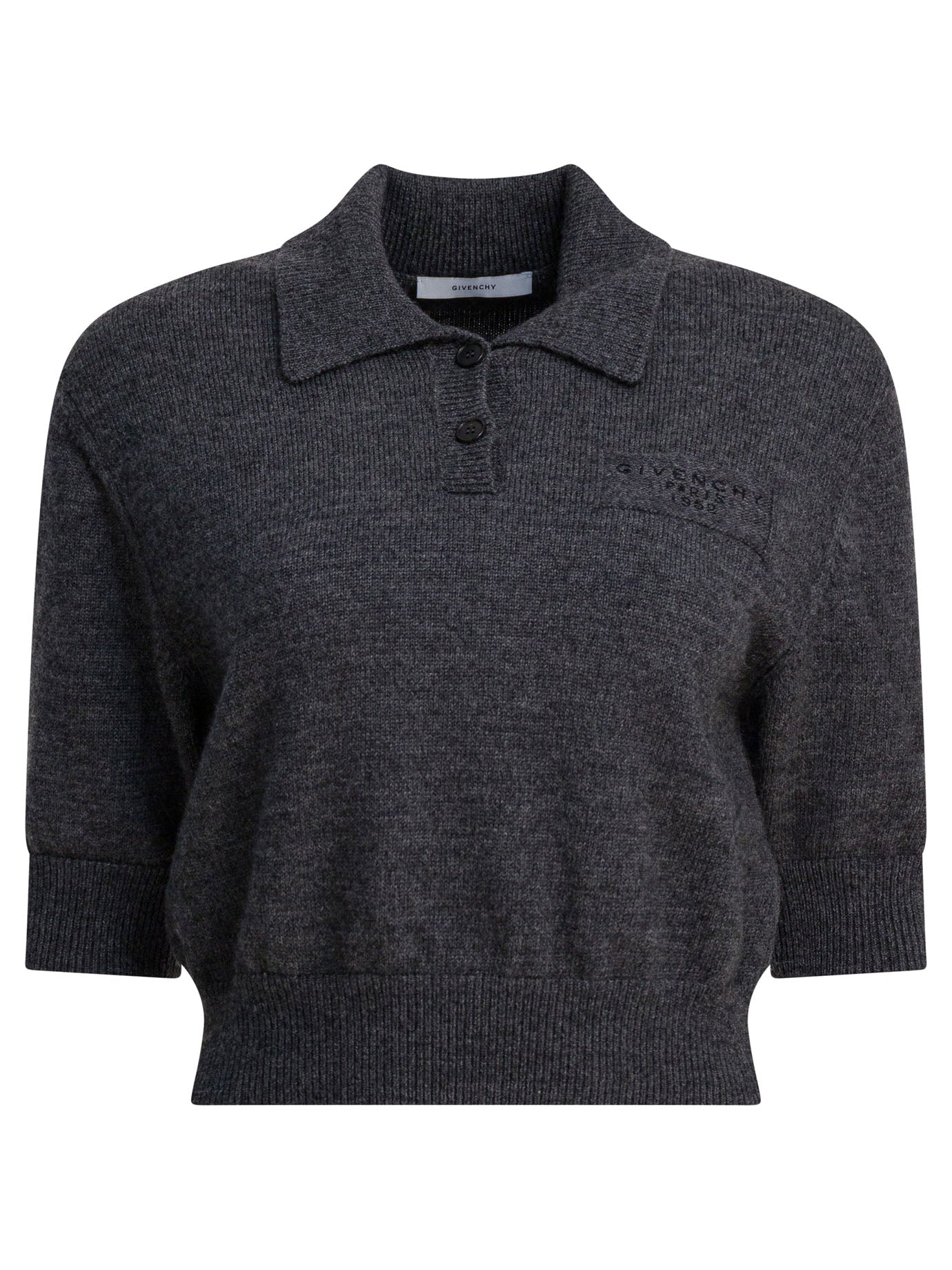 Givenchy "givenchy Paris 1952" Wool Polo Shirt