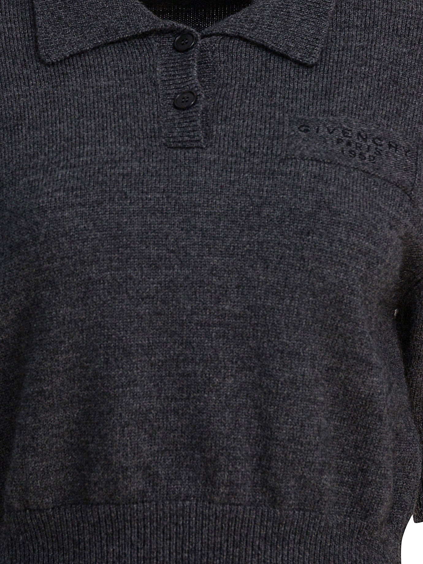 Givenchy "givenchy Paris 1952" Wool Polo Shirt