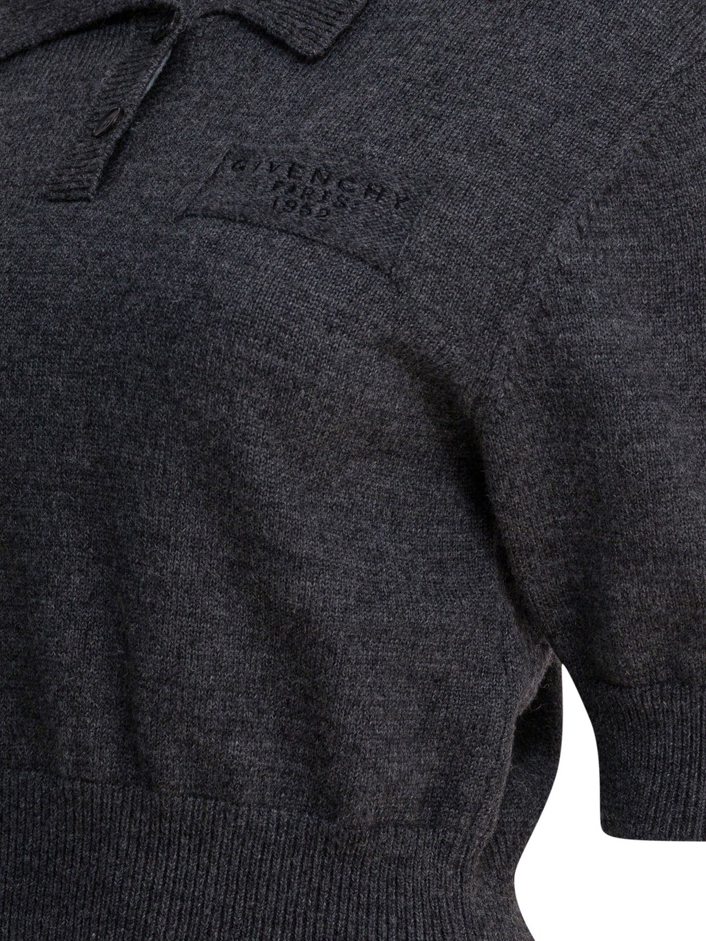 Givenchy "givenchy Paris 1952" Wool Polo Shirt