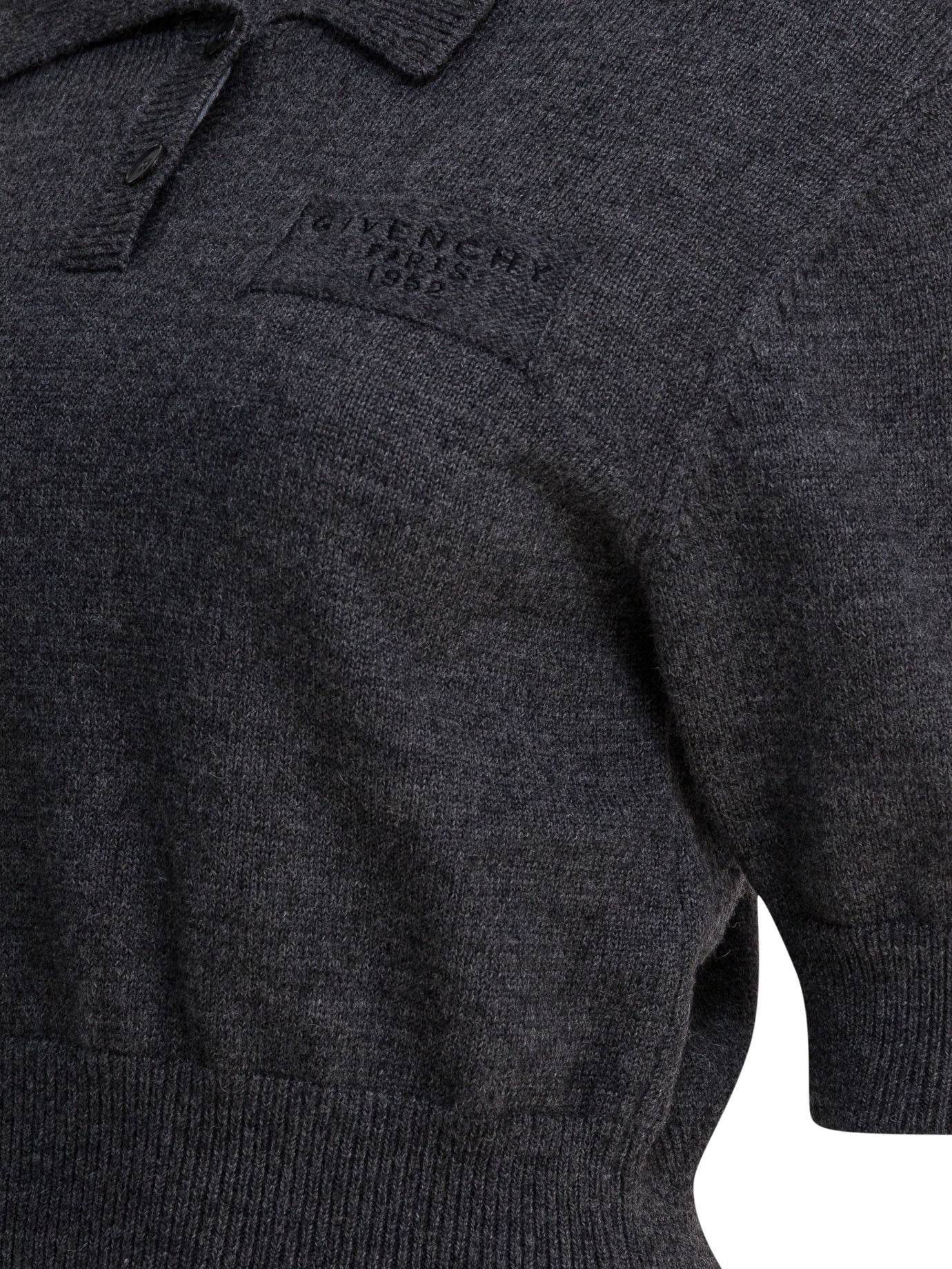 Givenchy "givenchy Paris 1952" Wool Polo Shirt