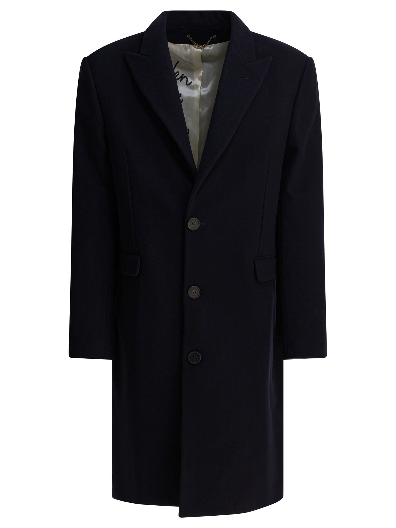 Golden Goose Single-breasted Wool Coat