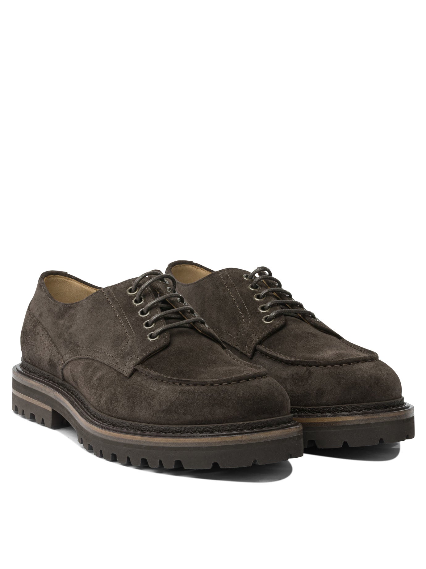 Henderson Baracco Derby In Suede Leather