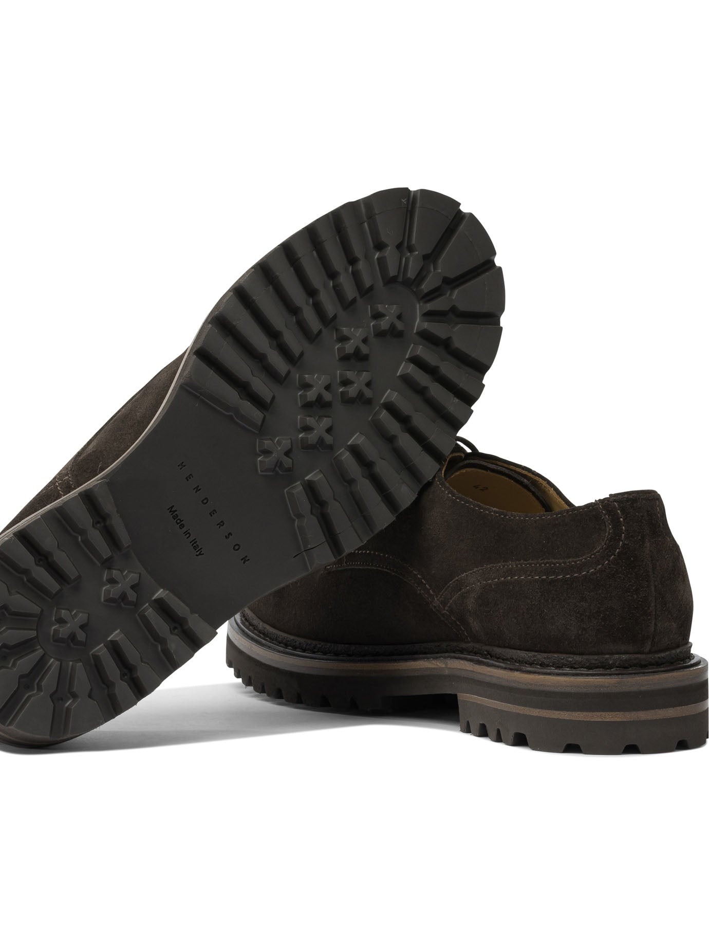 Henderson Baracco Derby In Suede Leather