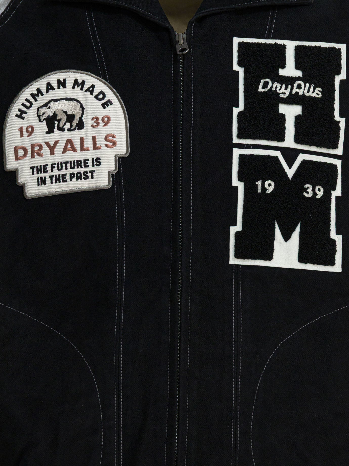 Human Made Satin "varsity" Bomber Jacket