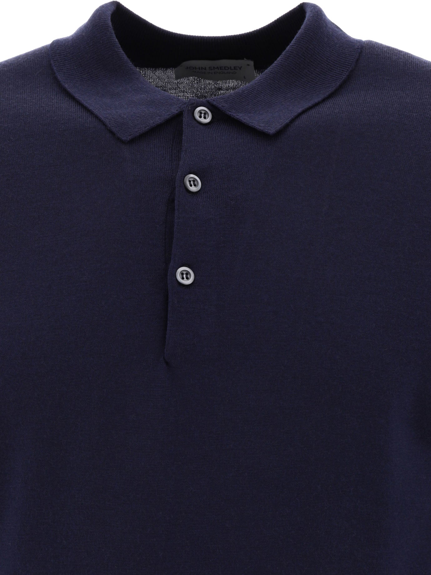 John Smedley "belper" Merino Wool Polo Shirt