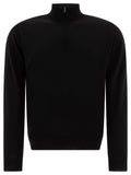 John Smedley Merino Wool "tapton" Half-zip Sweater