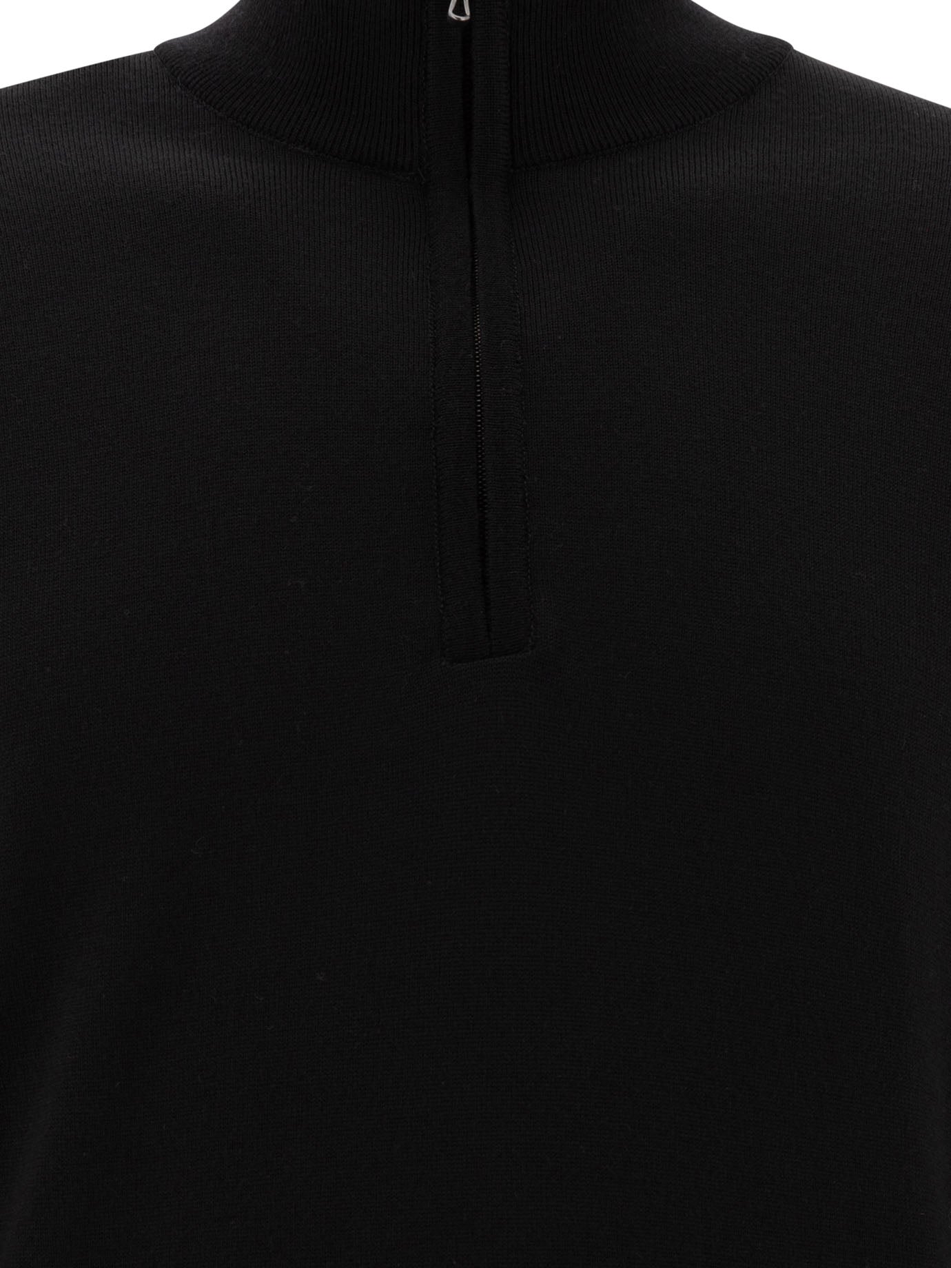 John Smedley Merino Wool "tapton" Half-zip Sweater