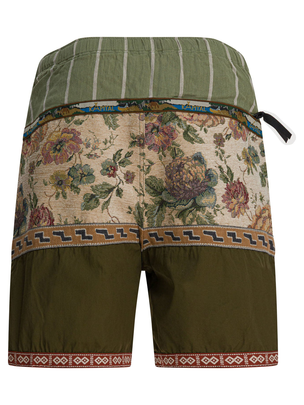 Kapital "eco Baka" Short With Patchwork