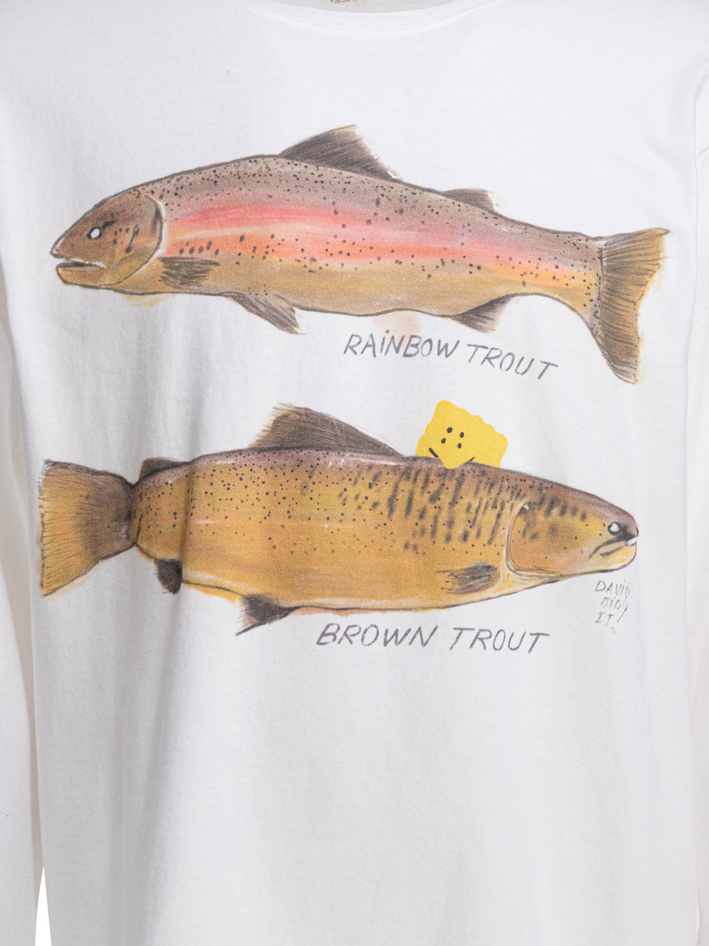 Kapital "two Trout Peckish Rainbow" T-shirt