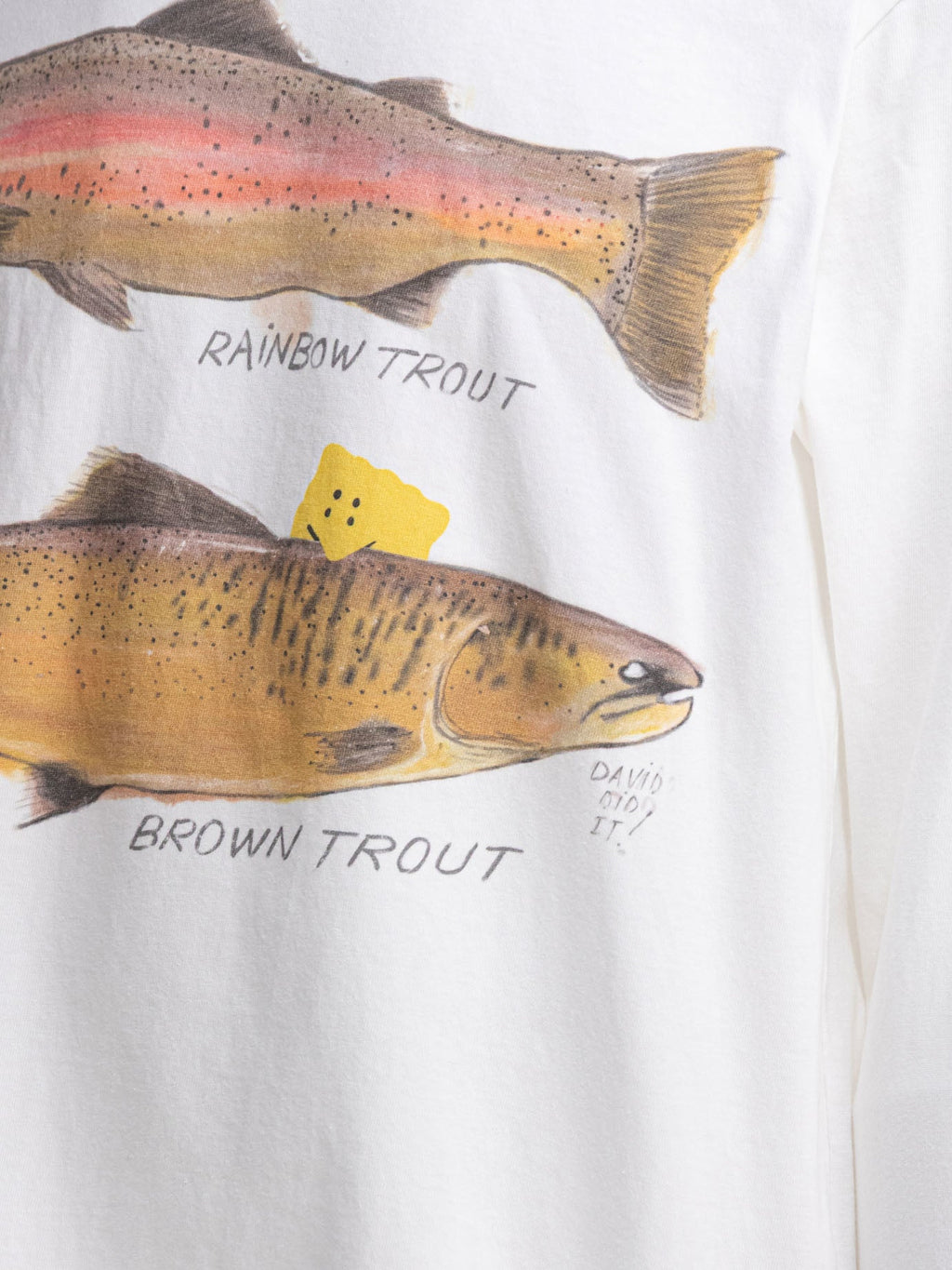 Kapital "two Trout Peckish Rainbow" T-shirt