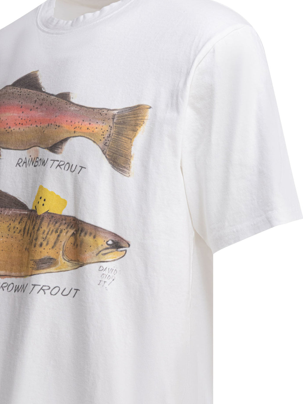 Kapital "two Trout Peckish Rainbow" T-shirt