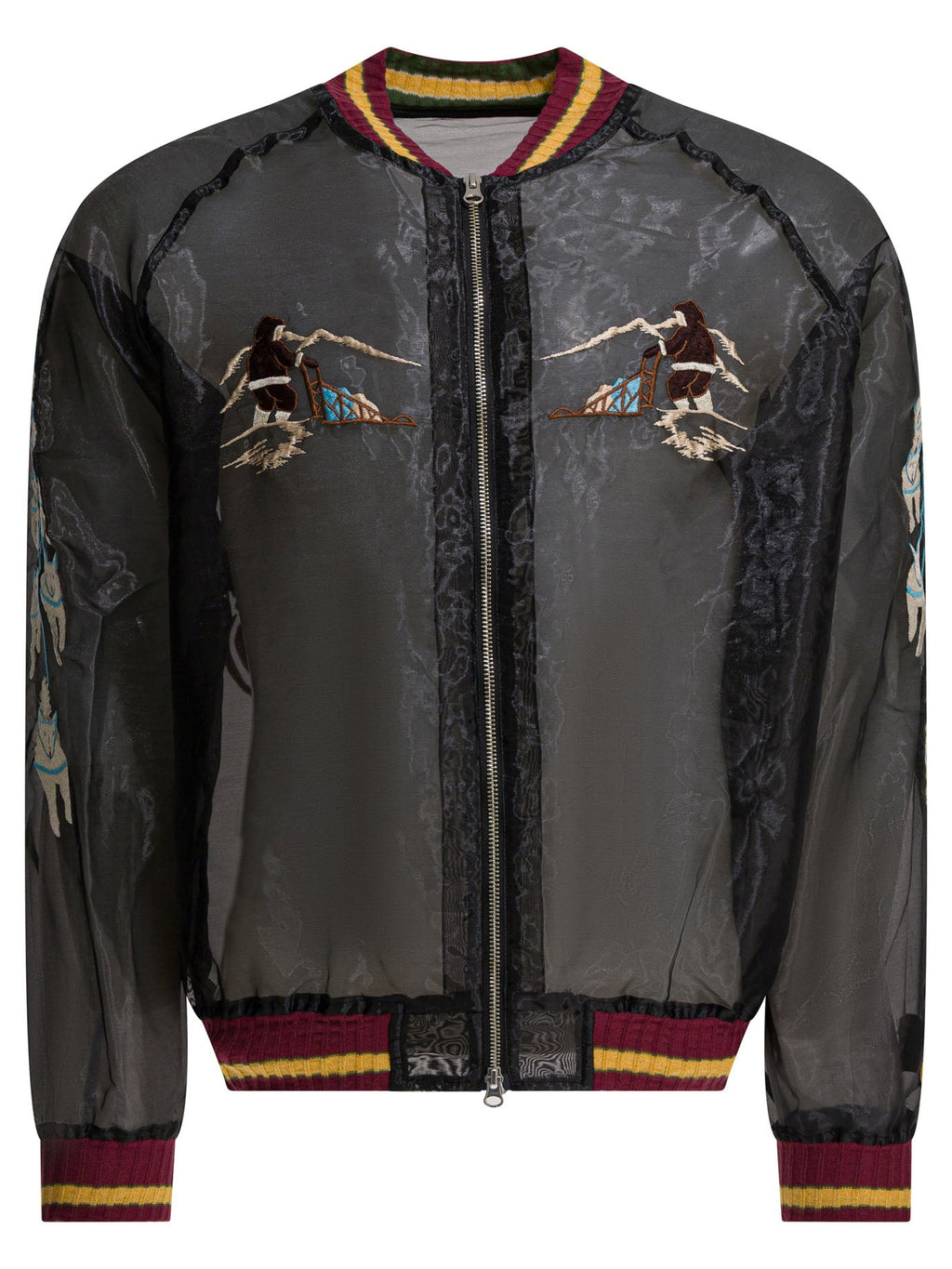 Kapital "sheer Pearl Mosquito Guard" Bomber Jacket