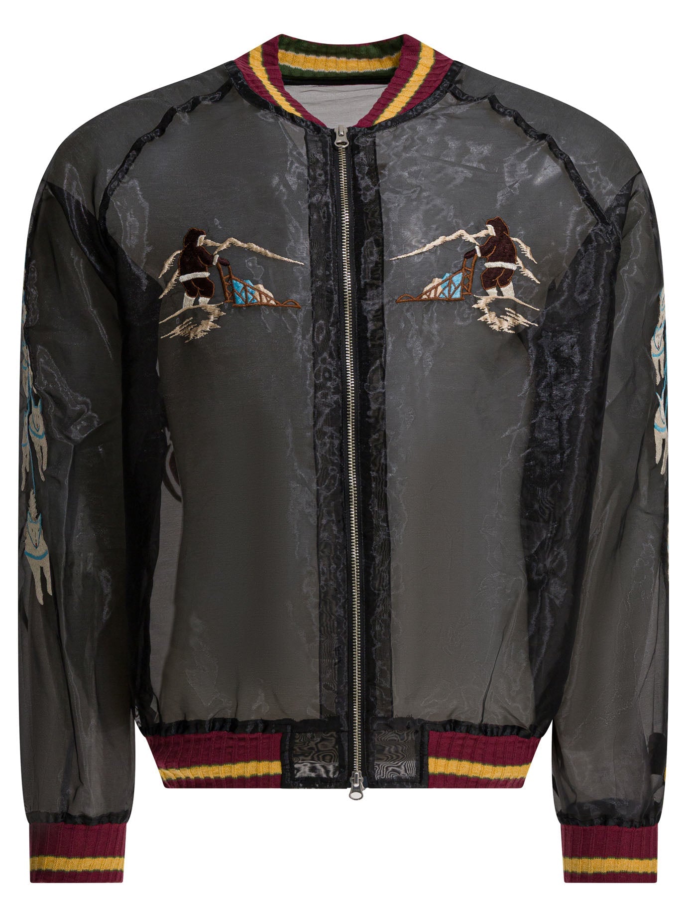 Kapital "sheer Pearl Mosquito Guard" Bomber Jacket