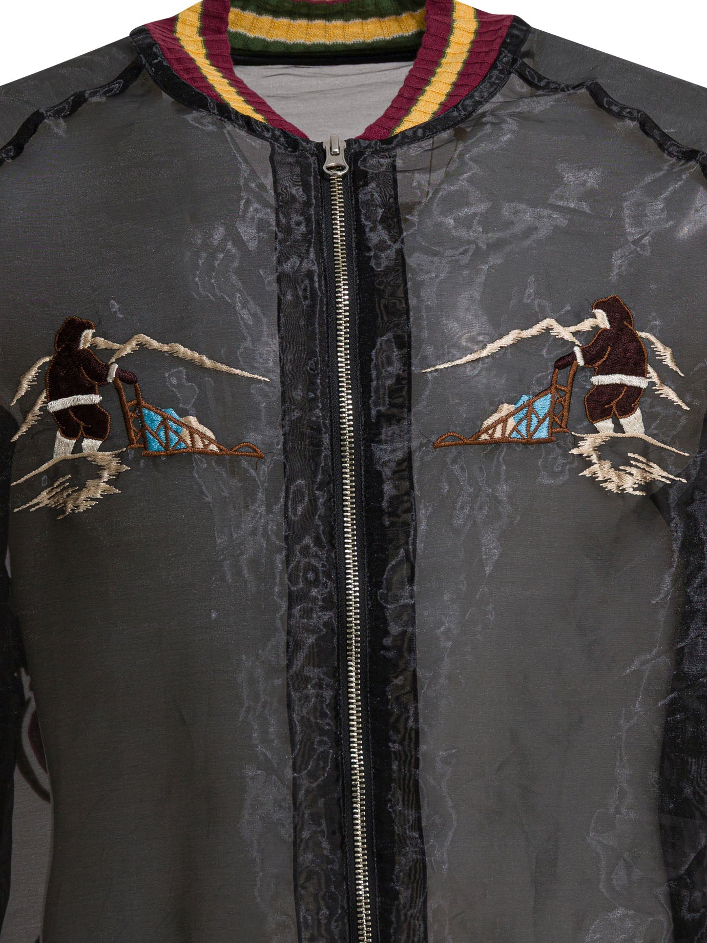 Kapital "sheer Pearl Mosquito Guard" Bomber Jacket