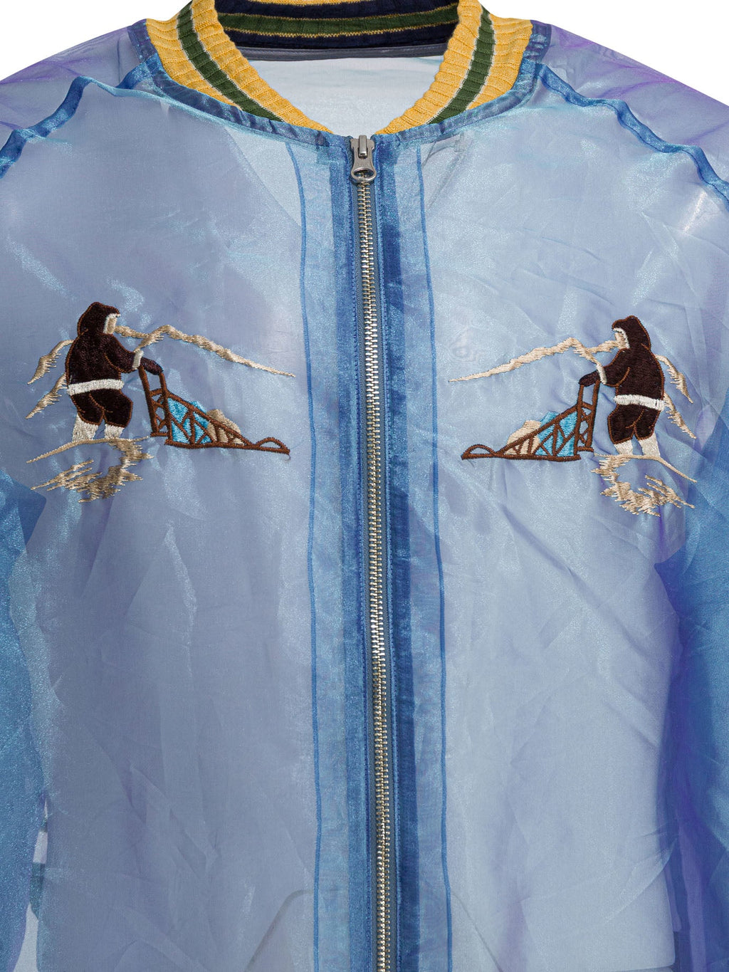 Kapital "sheer Pearl Mosquito Guard" Bomber Jacket