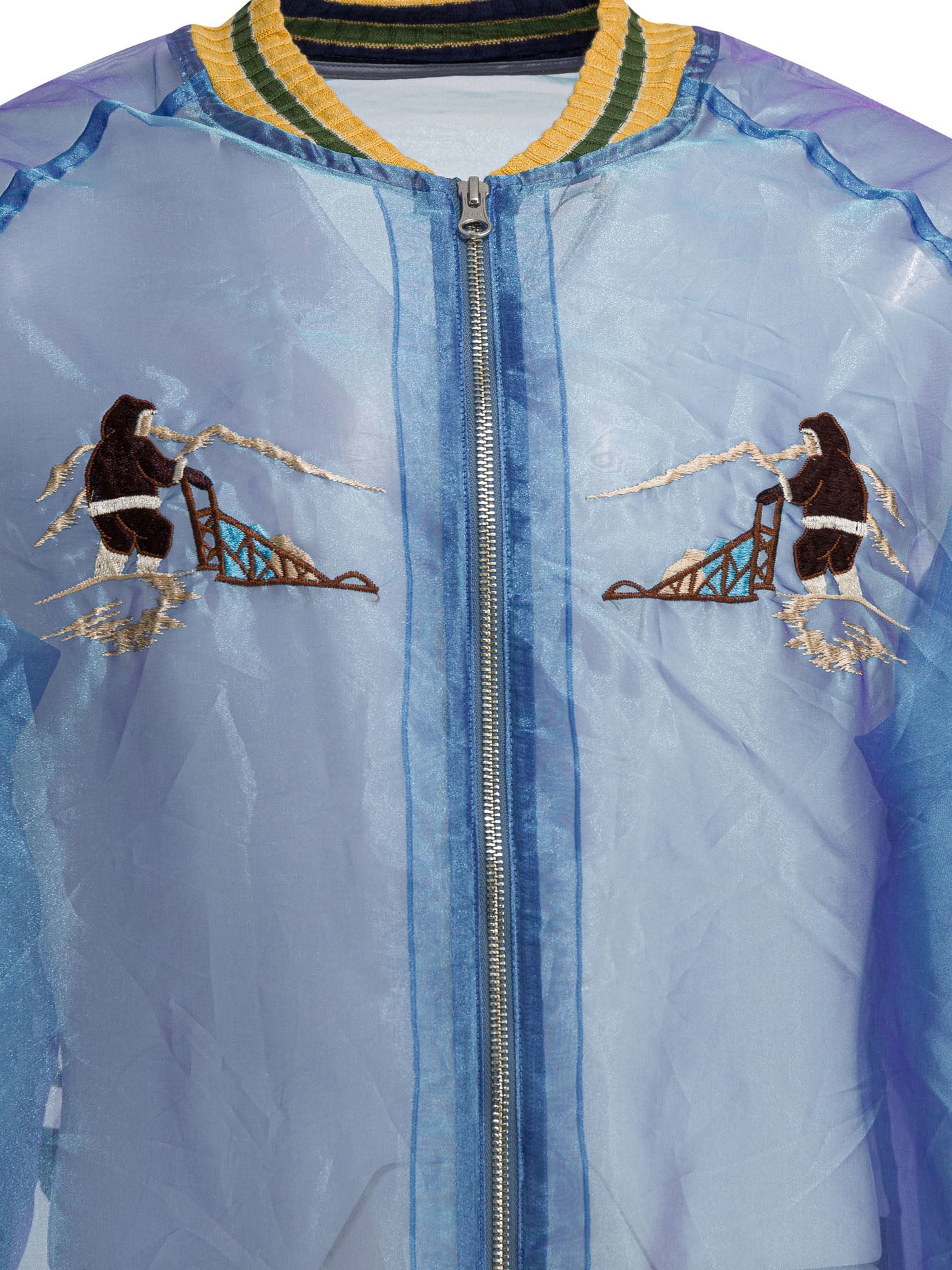 Kapital "sheer Pearl Mosquito Guard" Bomber Jacket
