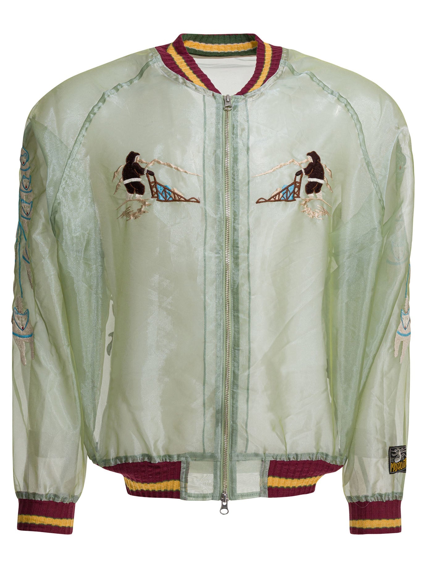 Kapital "sheer Pearl Mosquito Guard" Bomber Jacket