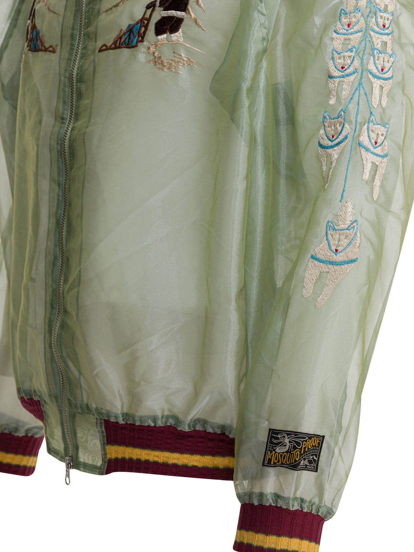 Kapital "sheer Pearl Mosquito Guard" Bomber Jacket