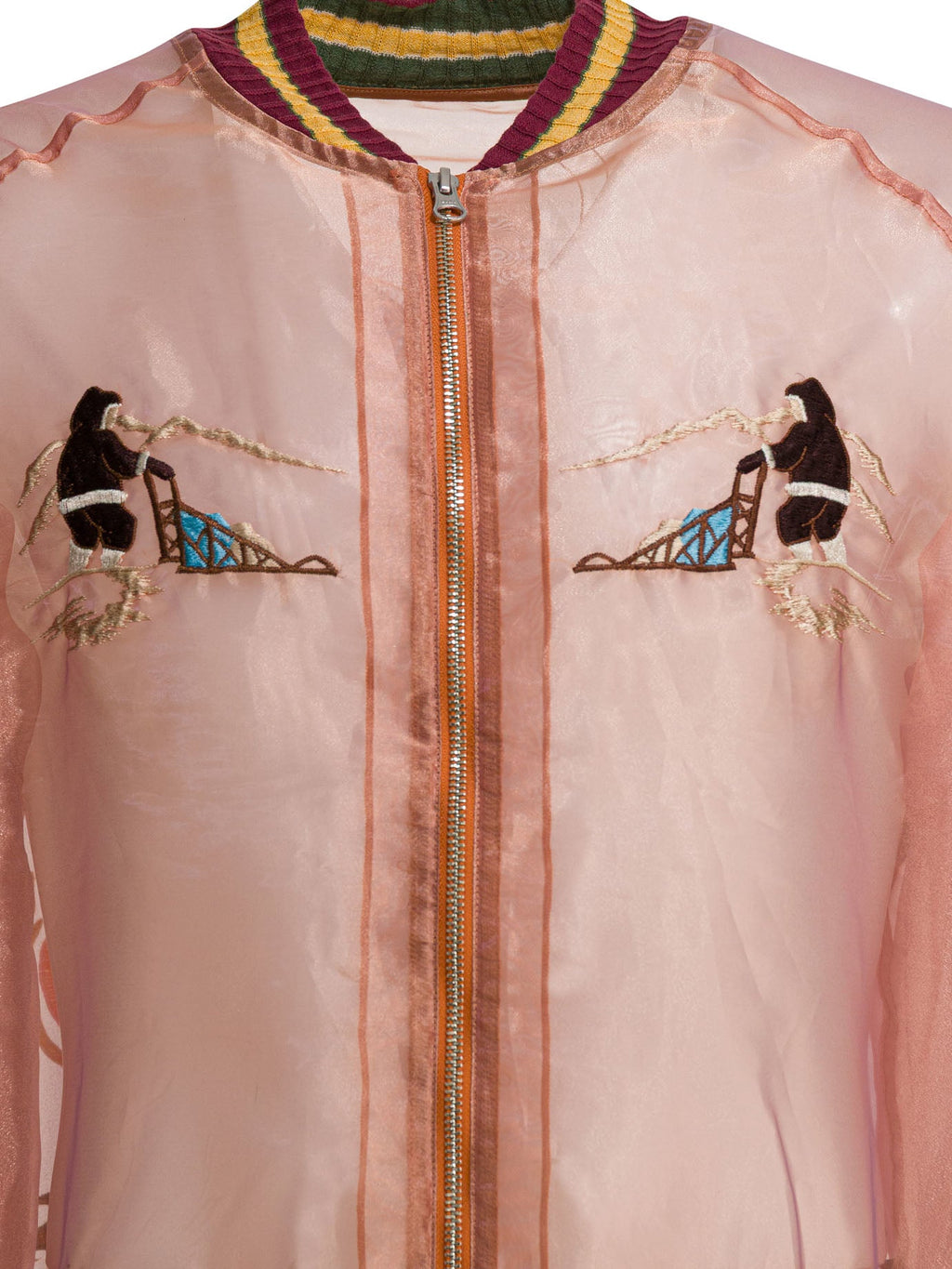 Kapital "sheer Pearl Mosquito Guard" Bomber Jacket
