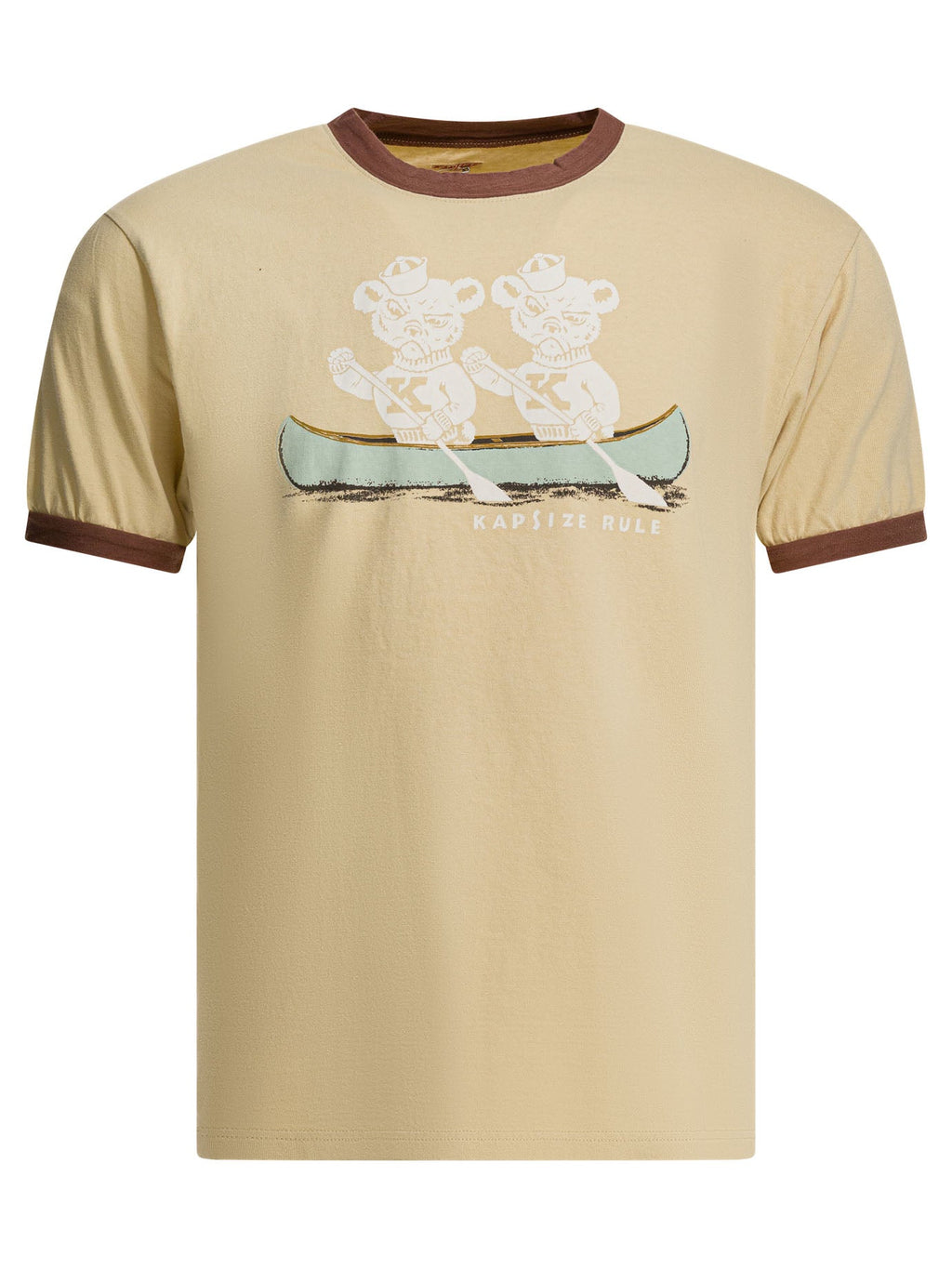 Kapital "ringer 'K' Bear" T-shirt
