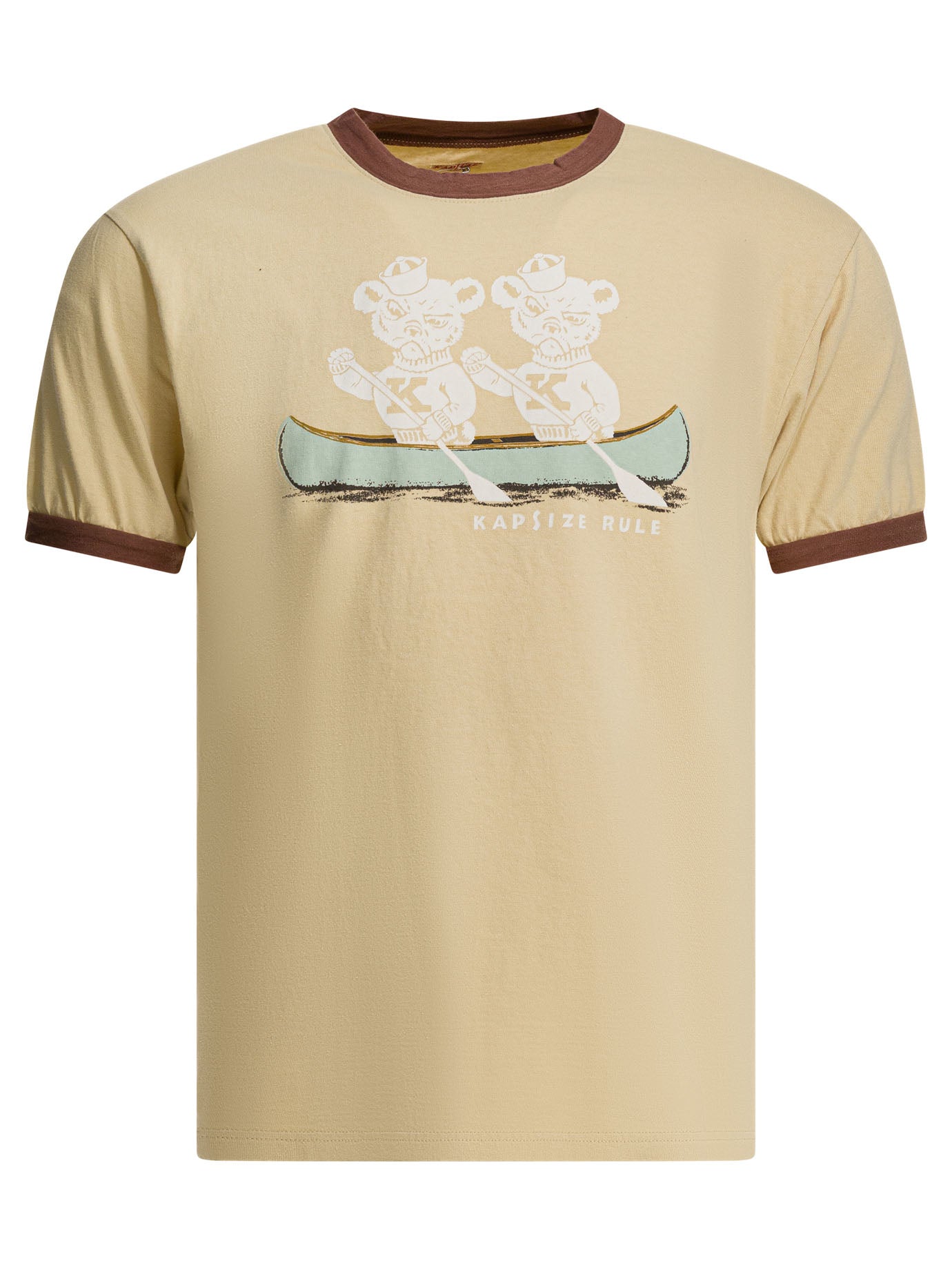 Kapital "ringer 'K' Bear" T-shirt