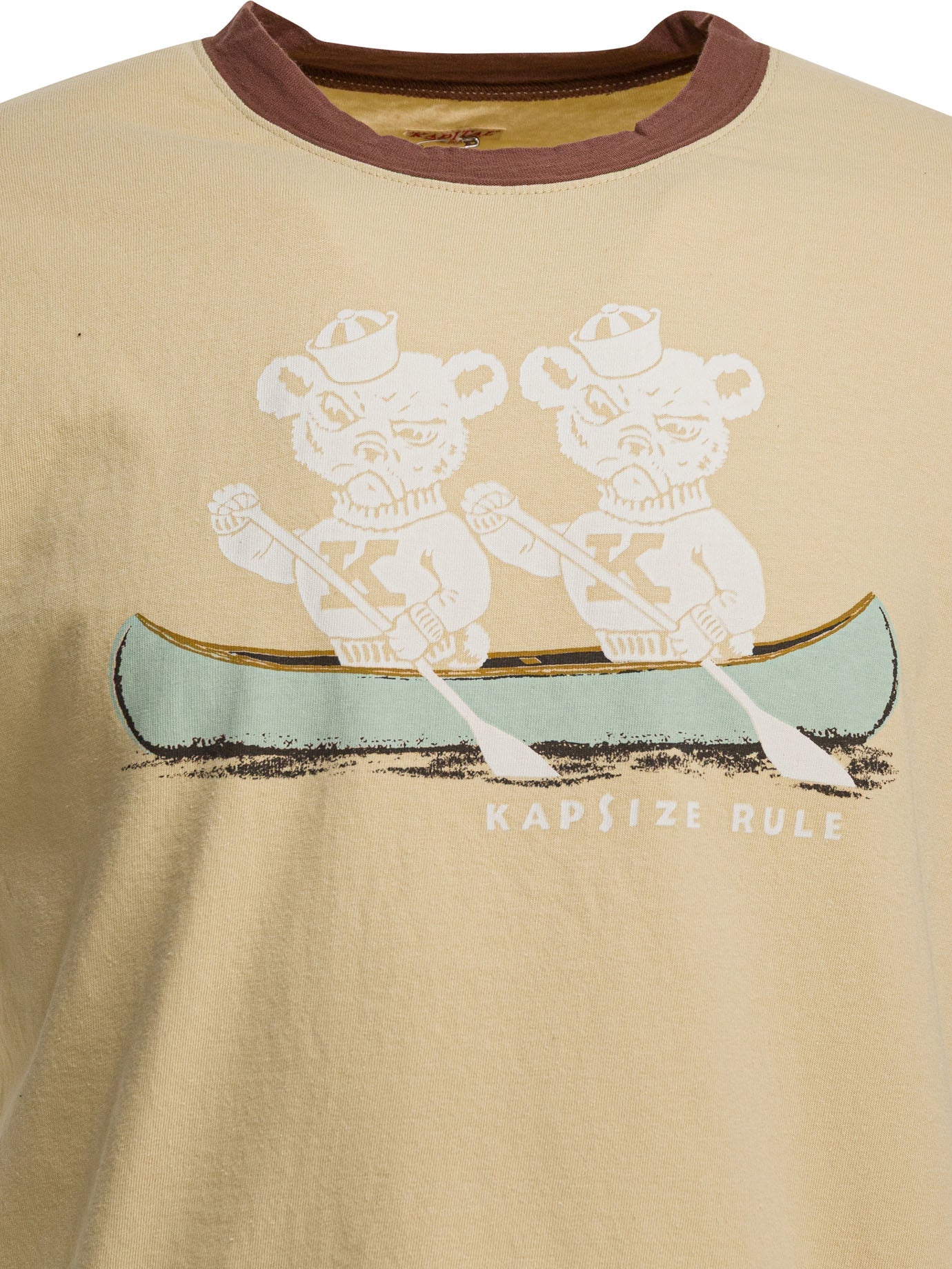 Kapital "ringer 'K' Bear" T-shirt