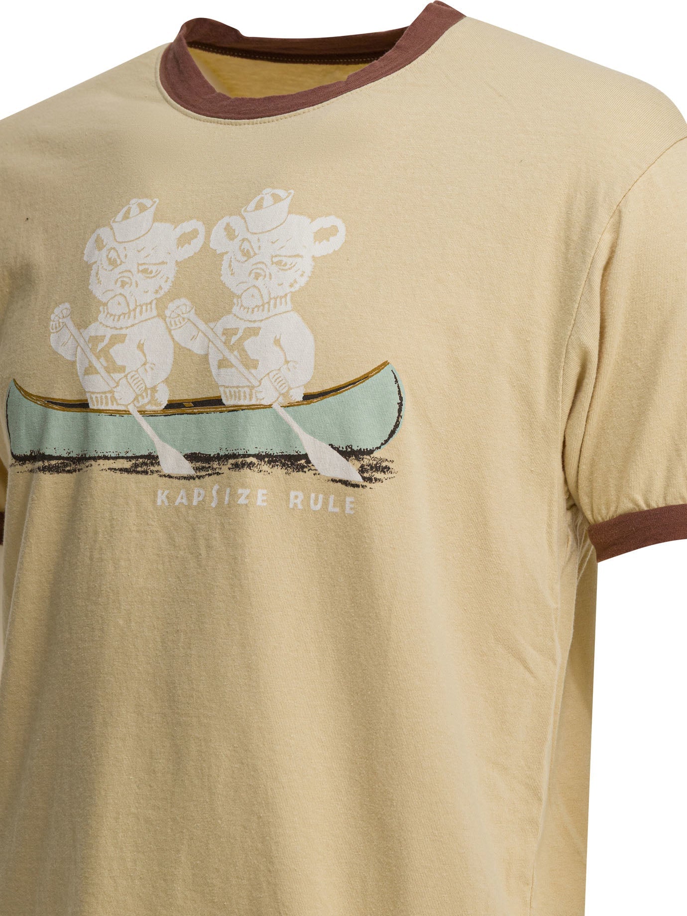 Kapital "ringer 'K' Bear" T-shirt