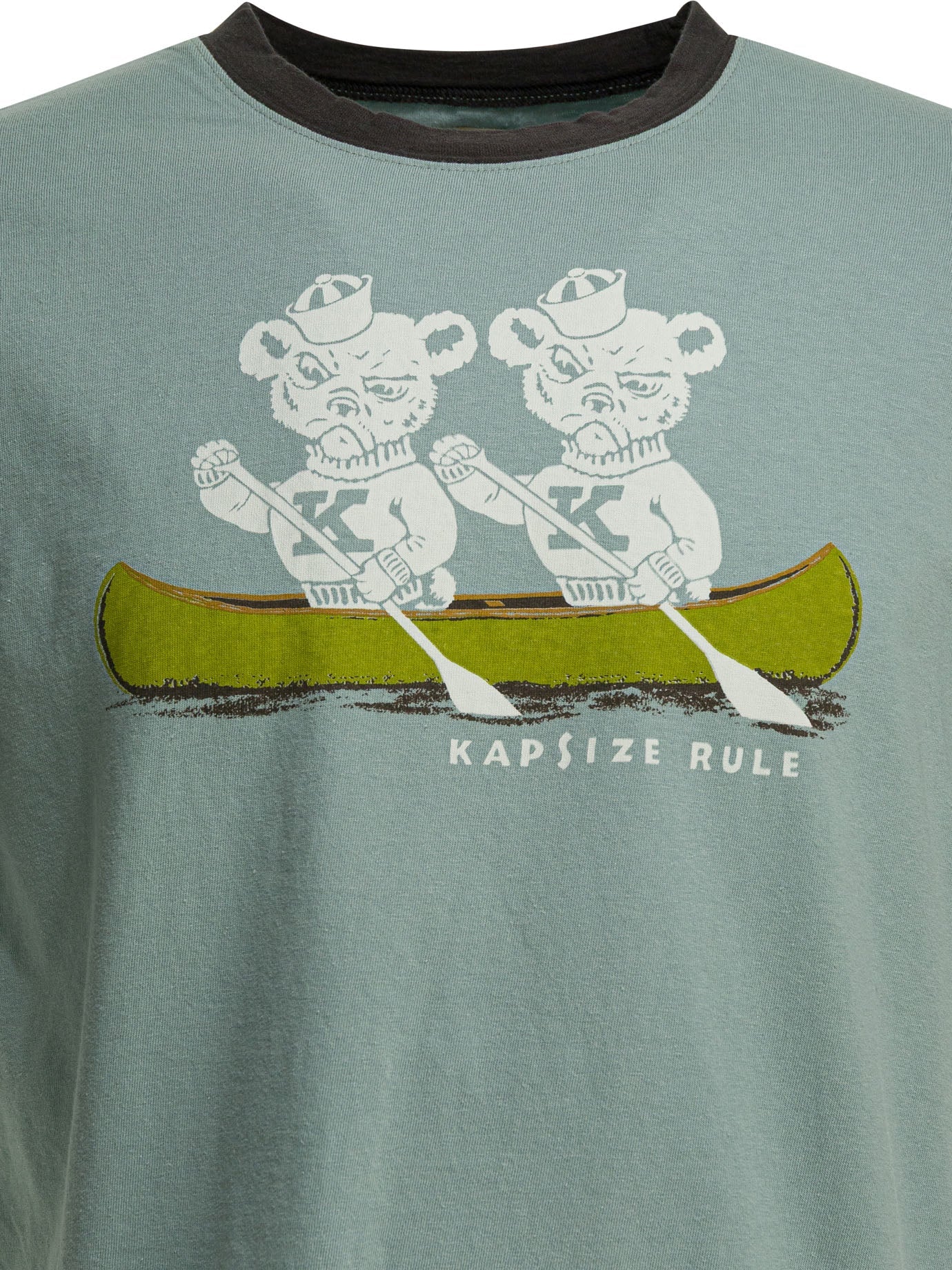 Kapital "ringer 'K' Bear" T-shirt