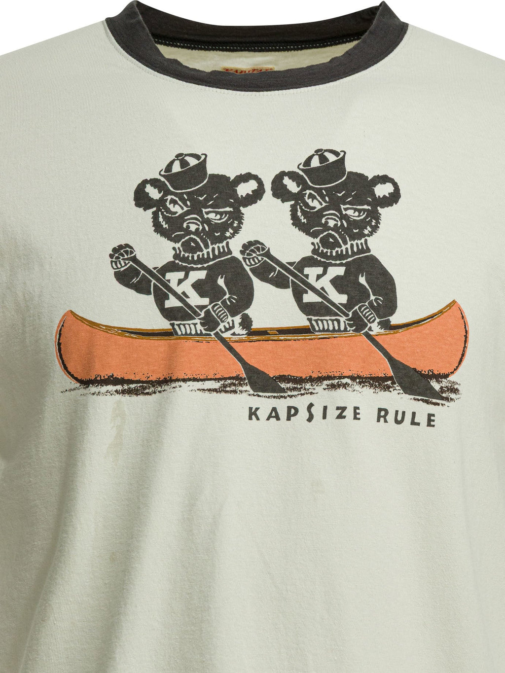 Kapital "ringer 'K' Bear" T-shirt