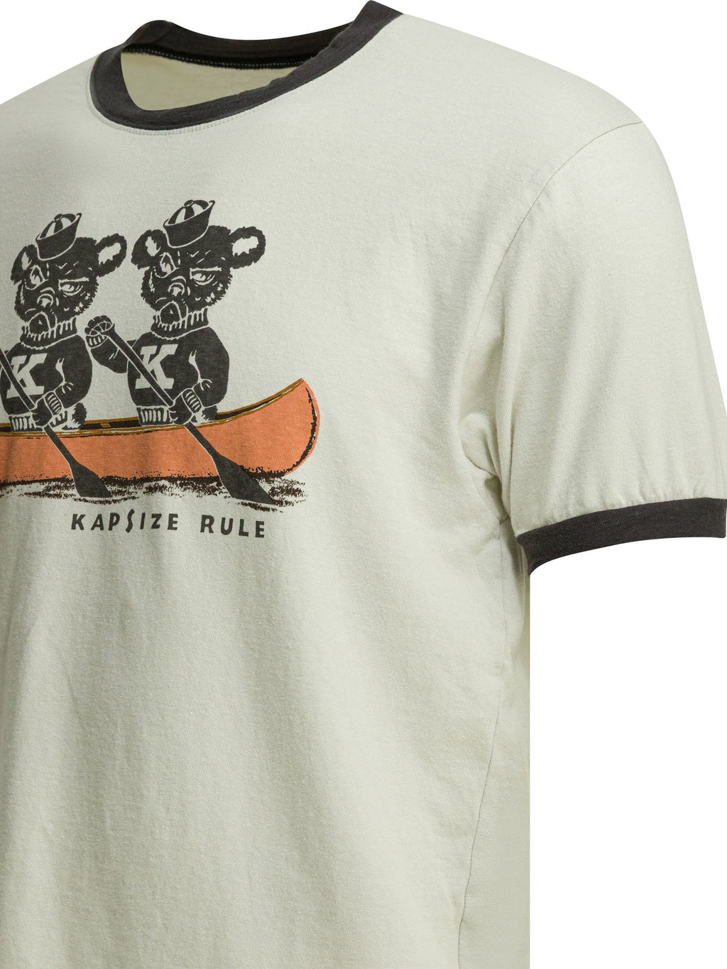 Kapital "ringer 'K' Bear" T-shirt