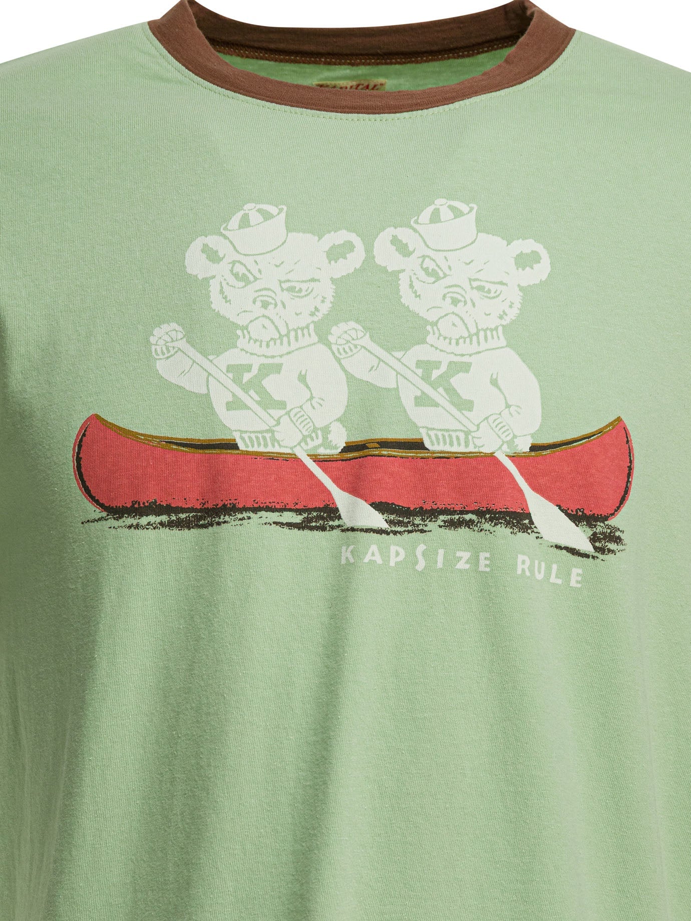 Kapital "ringer 'K' Bear" T-shirt