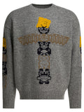 Kapital "peckish Totem Pole" Sweater