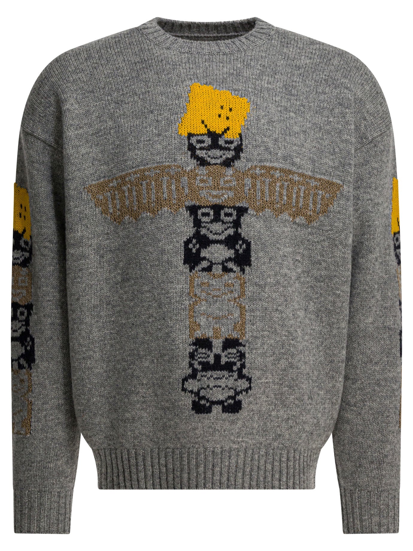 Kapital "peckish Totem Pole" Sweater