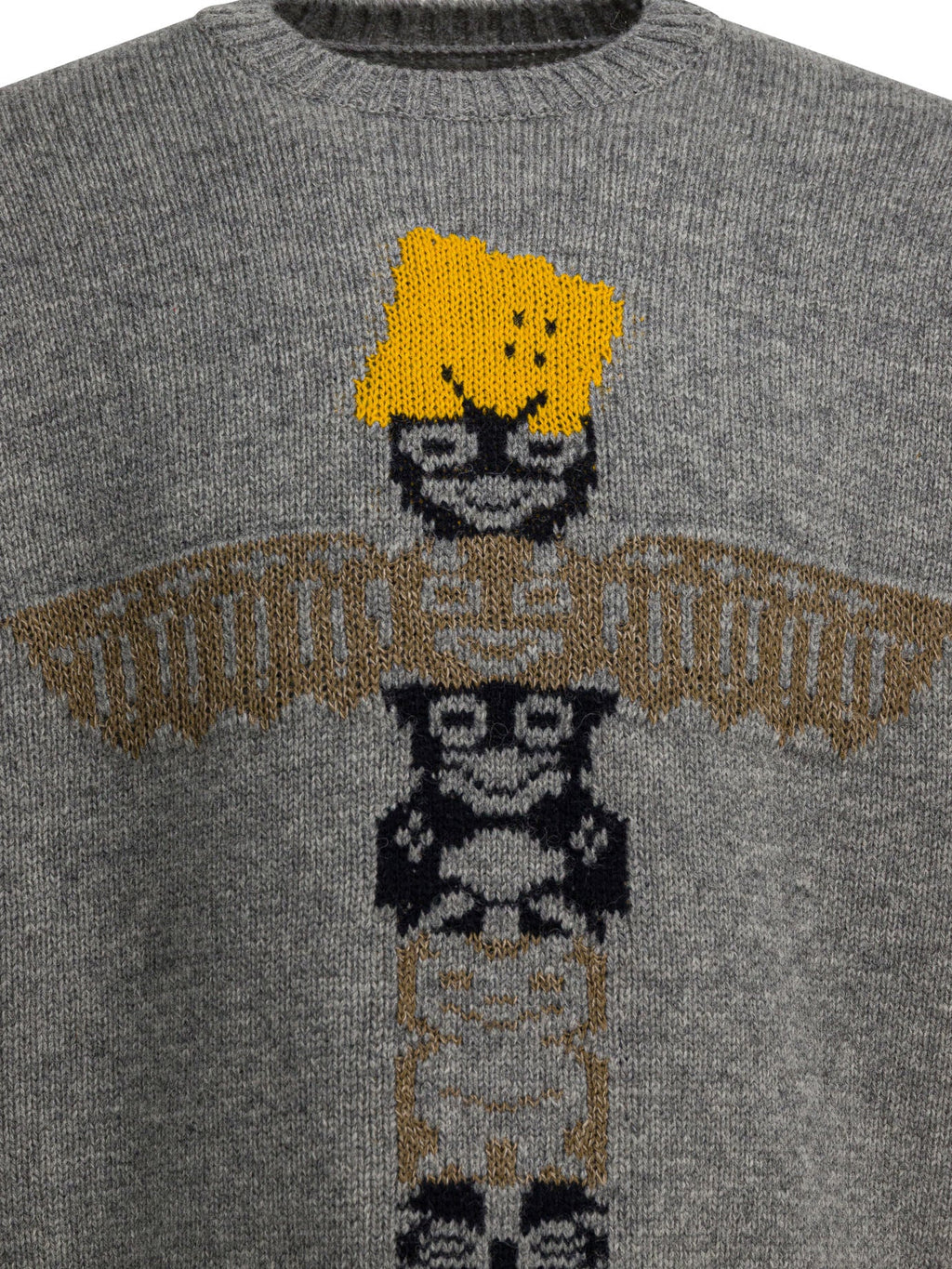 Kapital "peckish Totem Pole" Sweater