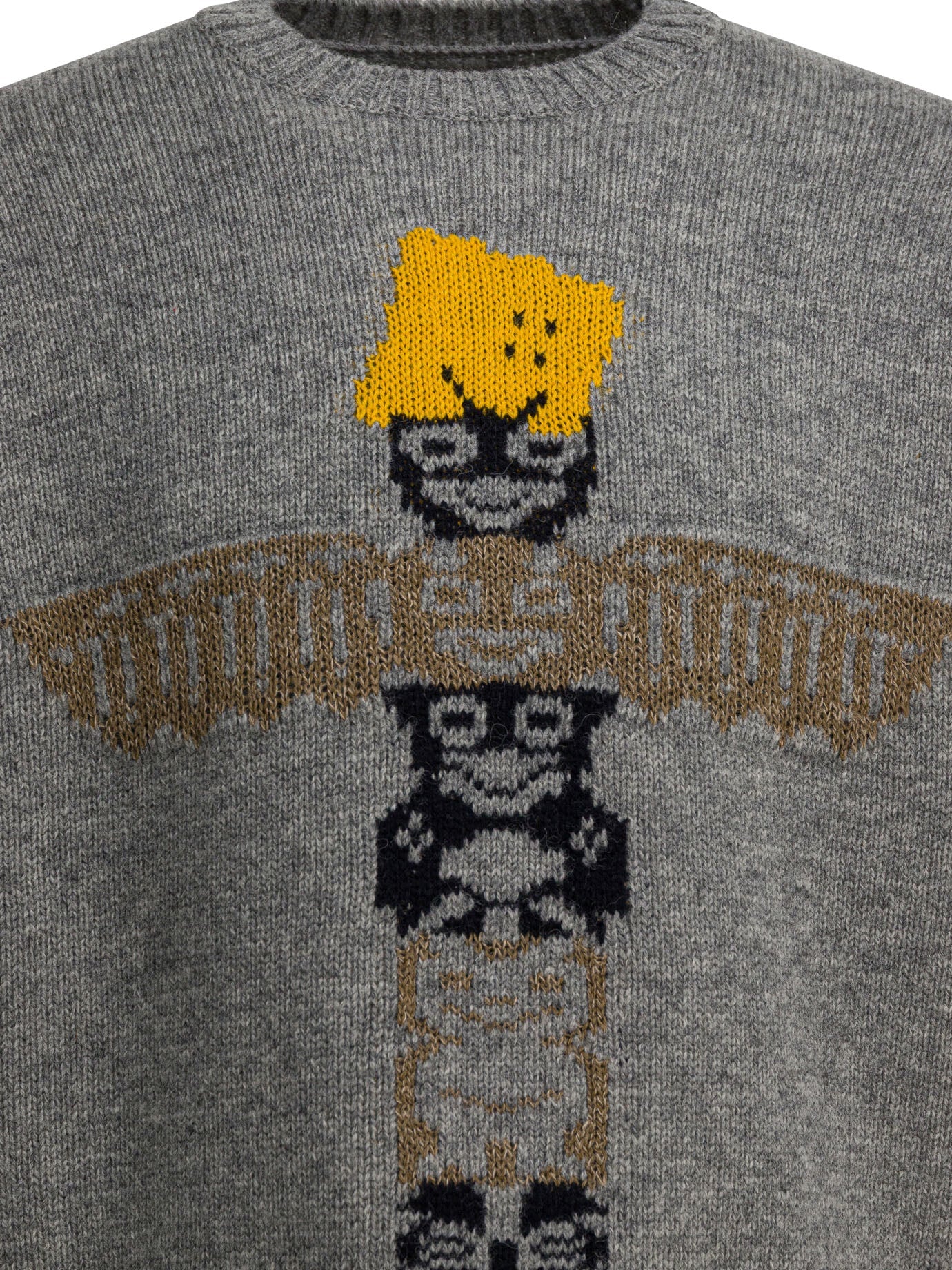 Kapital "peckish Totem Pole" Sweater