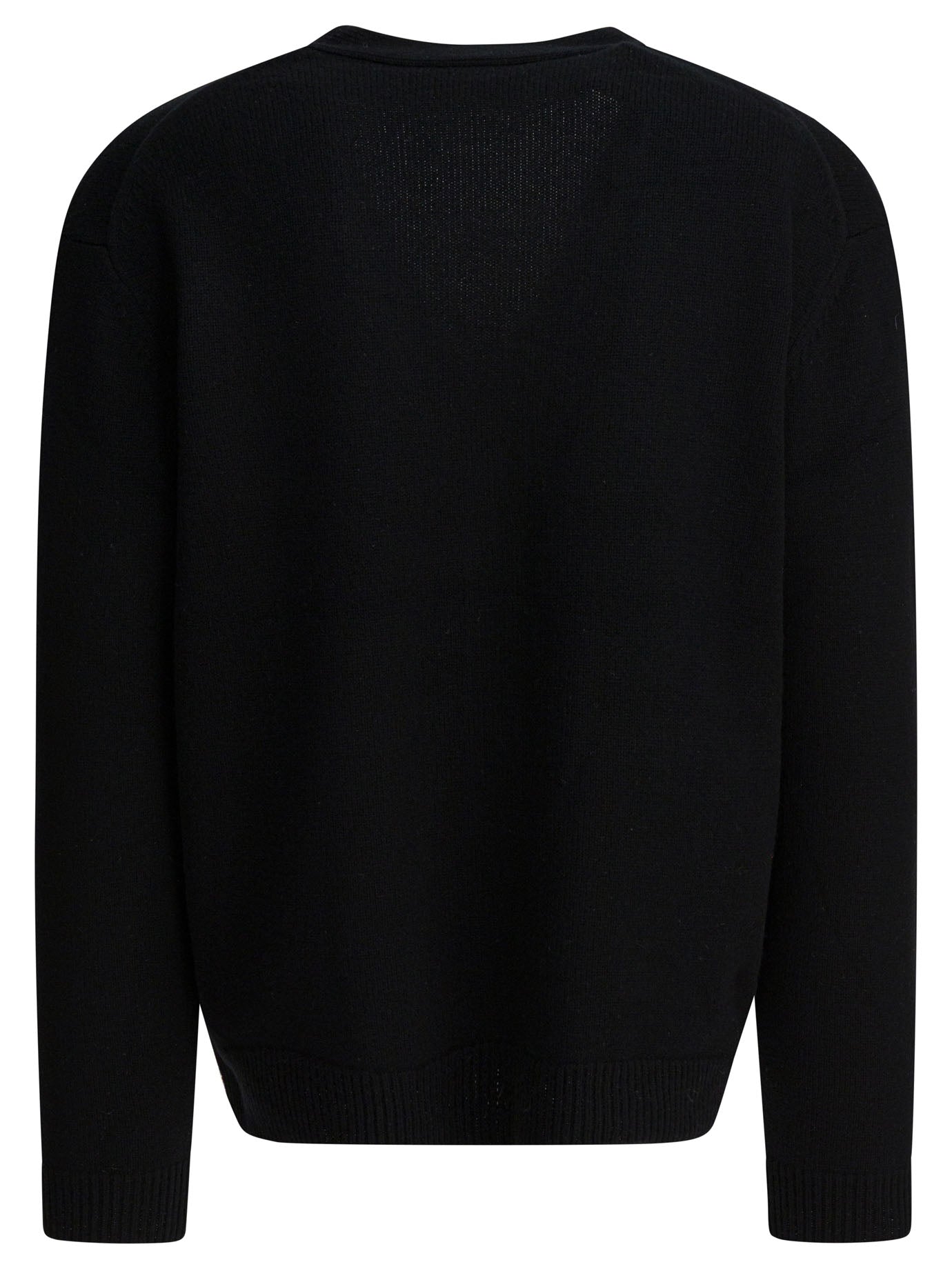 Maison KitsunÃƒÆ’Ã†â€™Ãƒâ€šÃ‚Â© Fox Head Intarsia Merino Cardigan