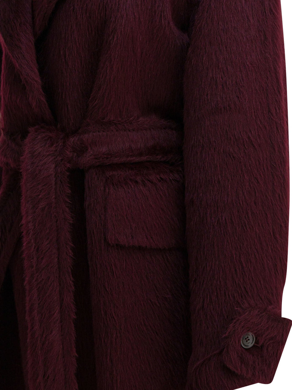 Max Mara Alpaca And Wool Long Coat