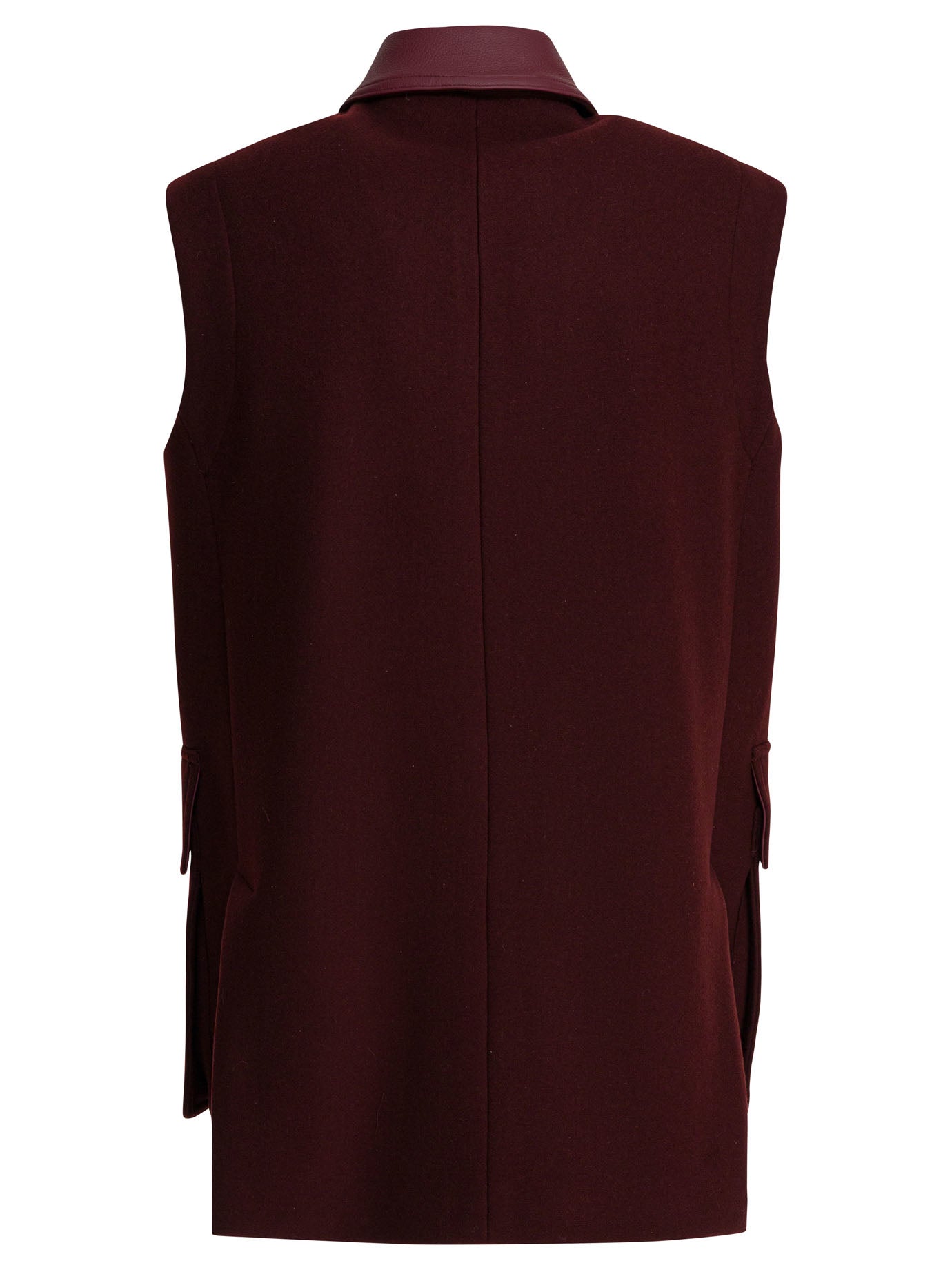 Max Mara Sleeveless Jacket In Wool And Alpaca