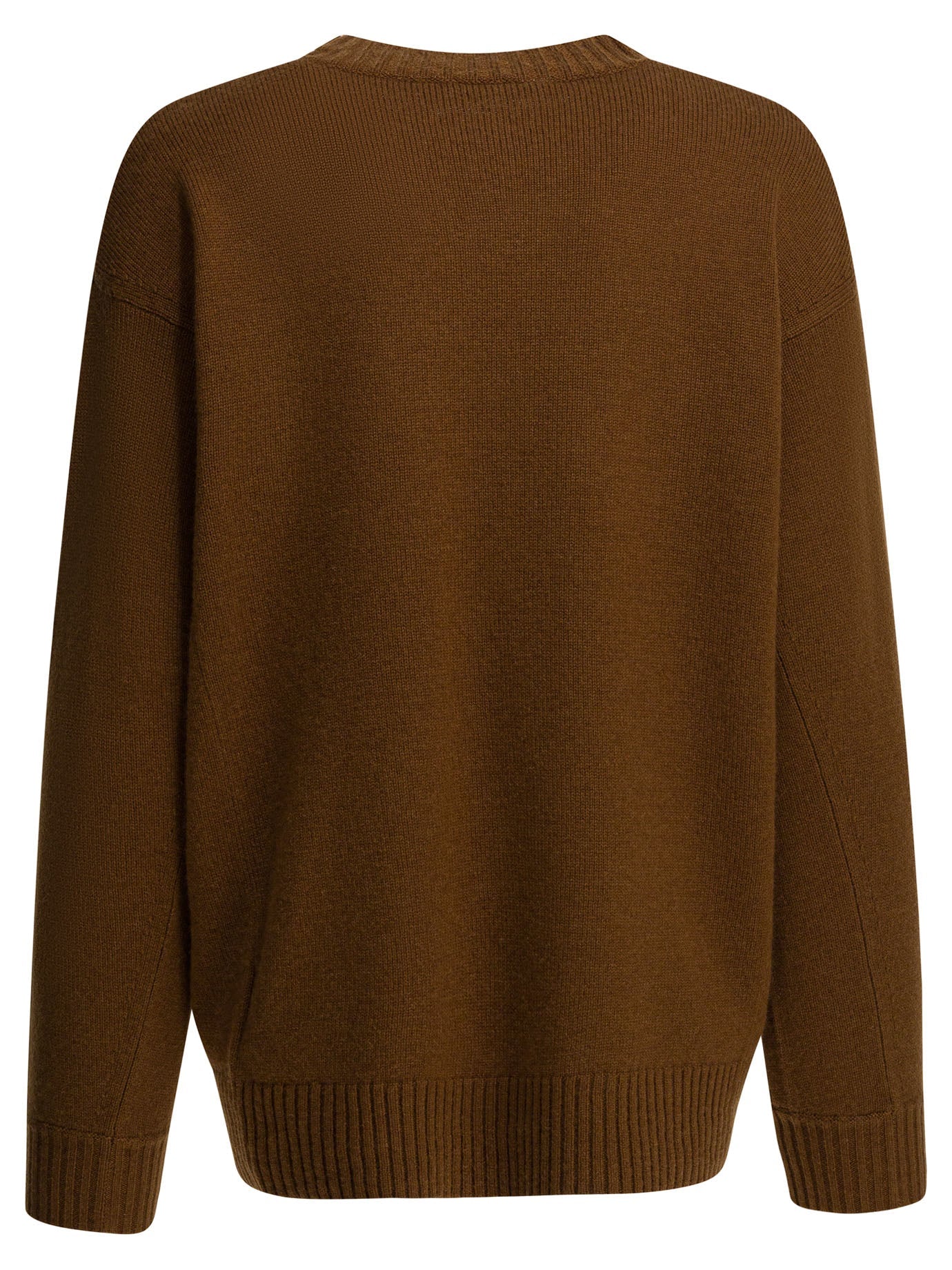 Max Mara Crewneck Knitwear In Wool And Cashmere
