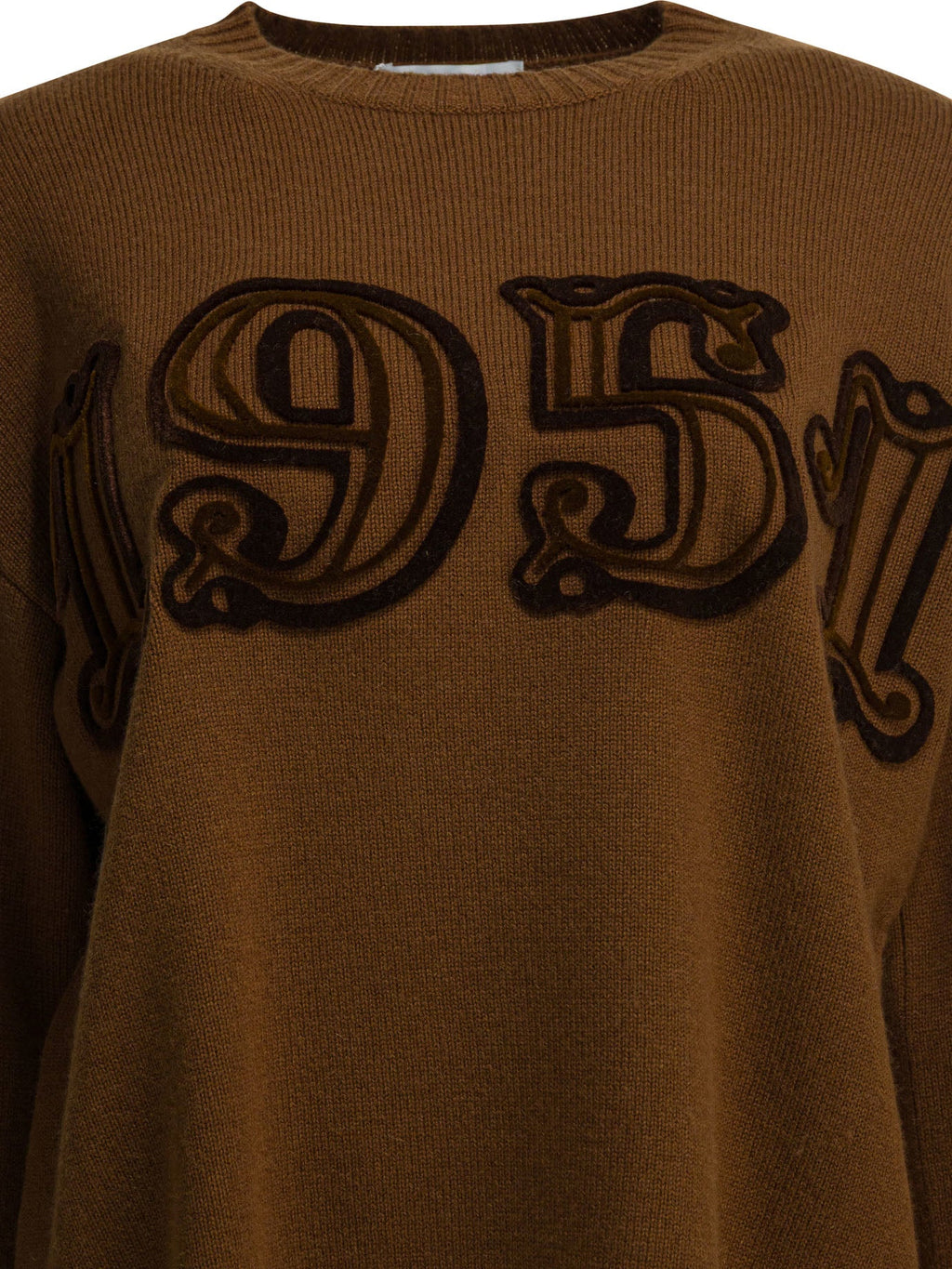 Max Mara Crewneck Knitwear In Wool And Cashmere