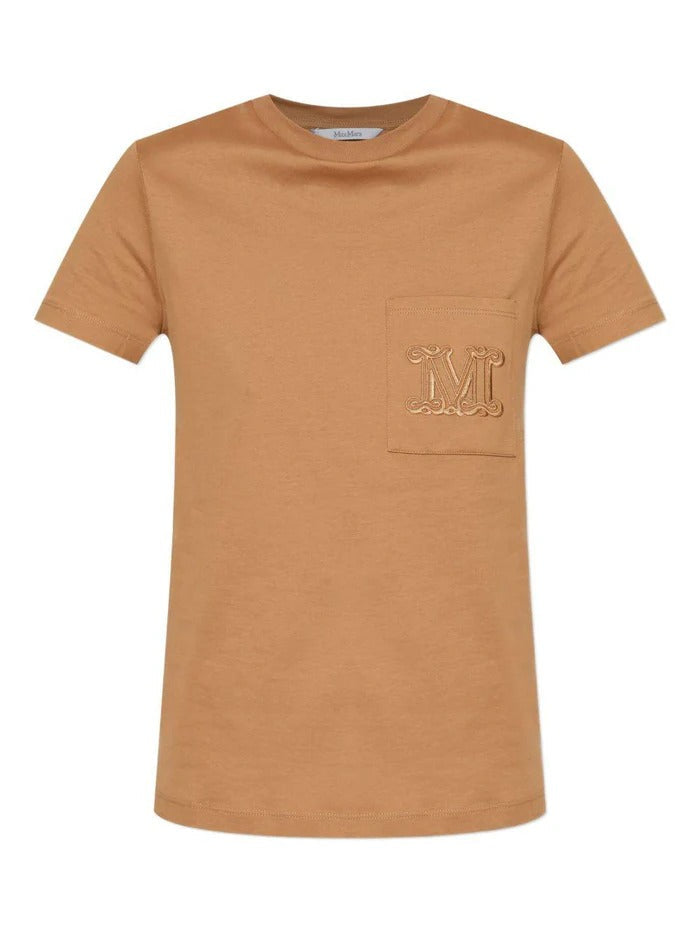 Max Mara Cotton T-shirt With Logo