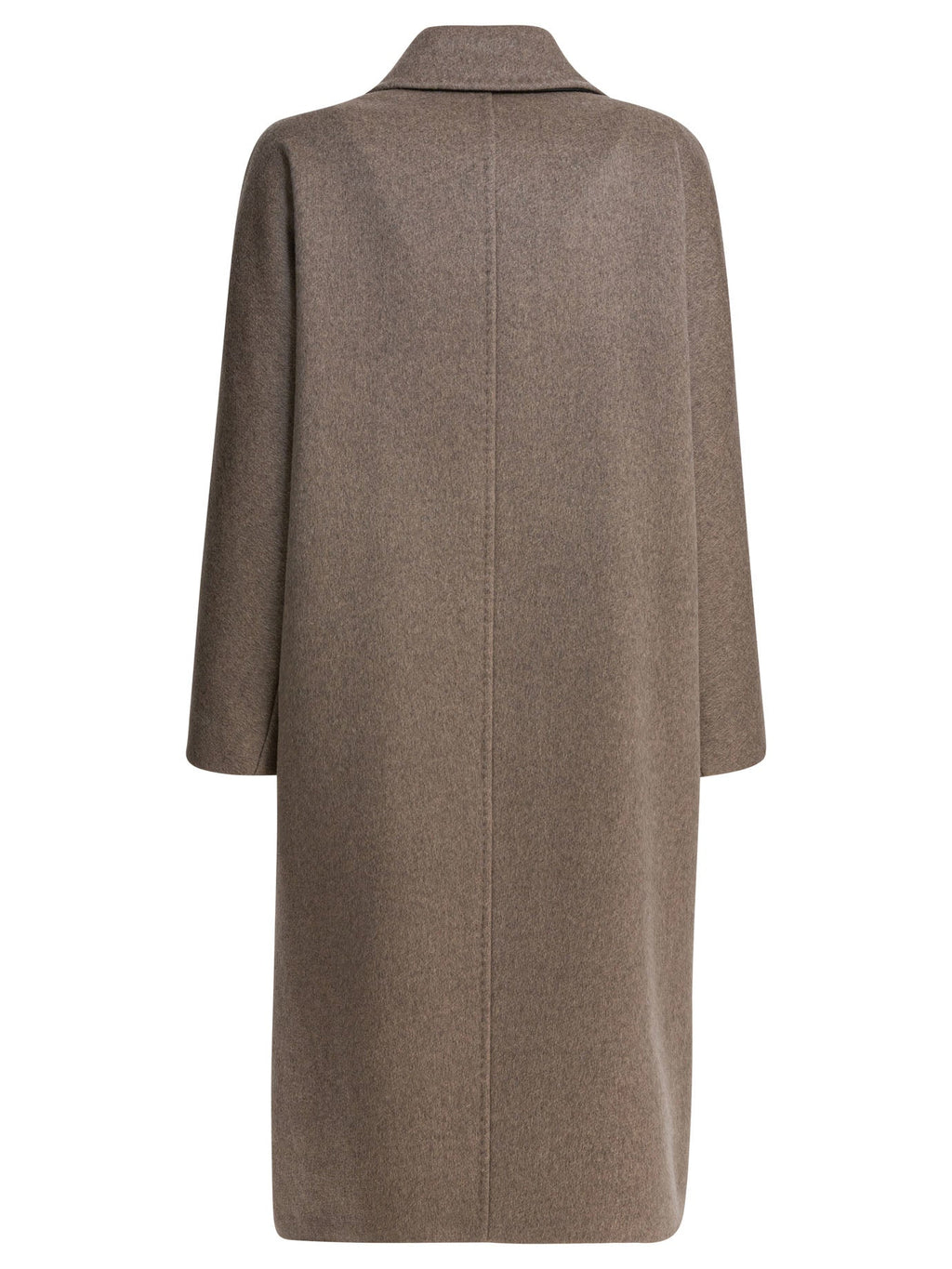 Max Mara Atelier Double Breasted Coat In Cashmere And Alpaca Wool