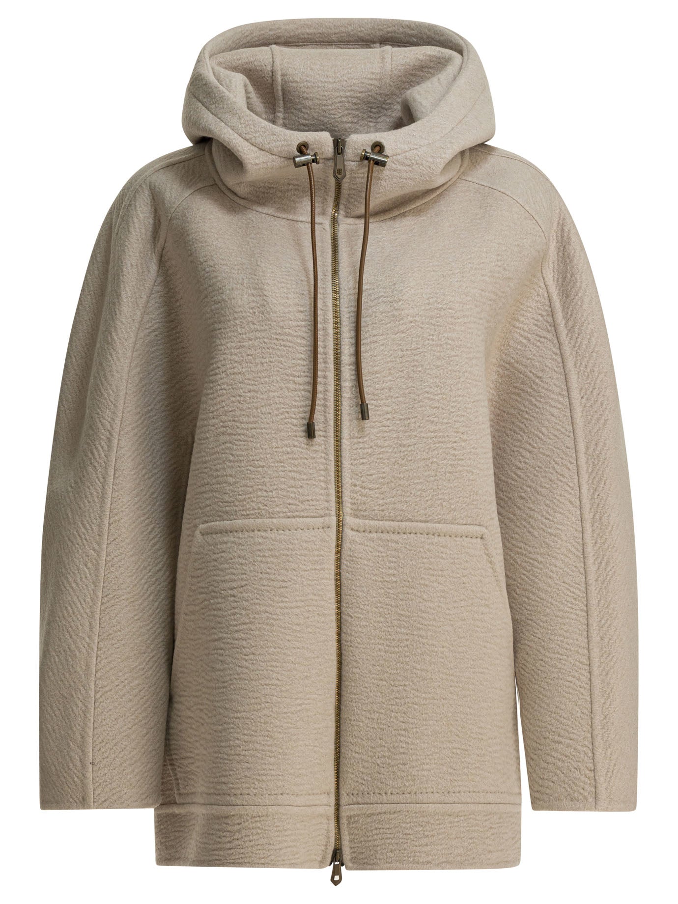Max Mara Atelier Cashmere Hoodie Coat