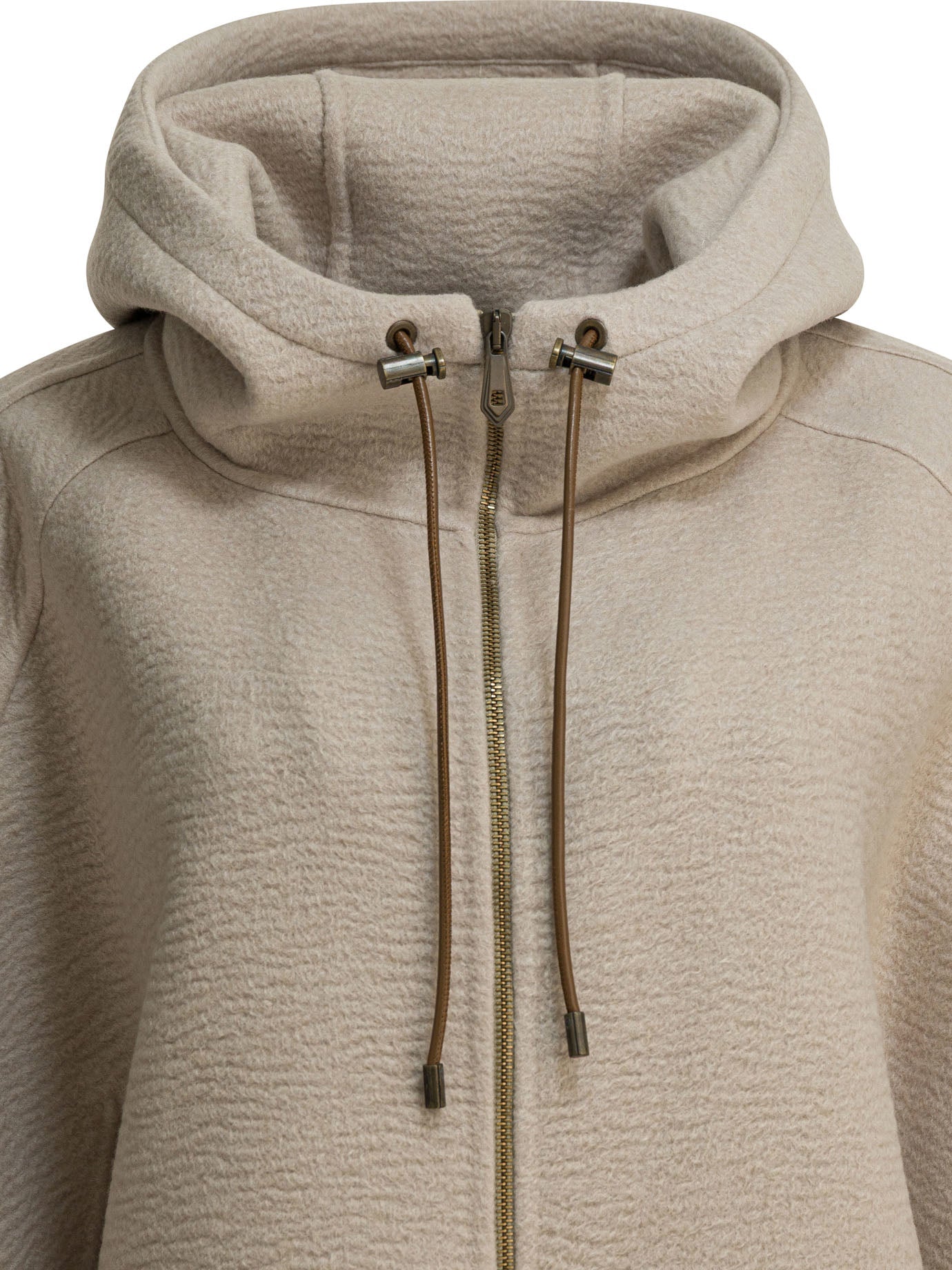 Max Mara Atelier Cashmere Hoodie Coat