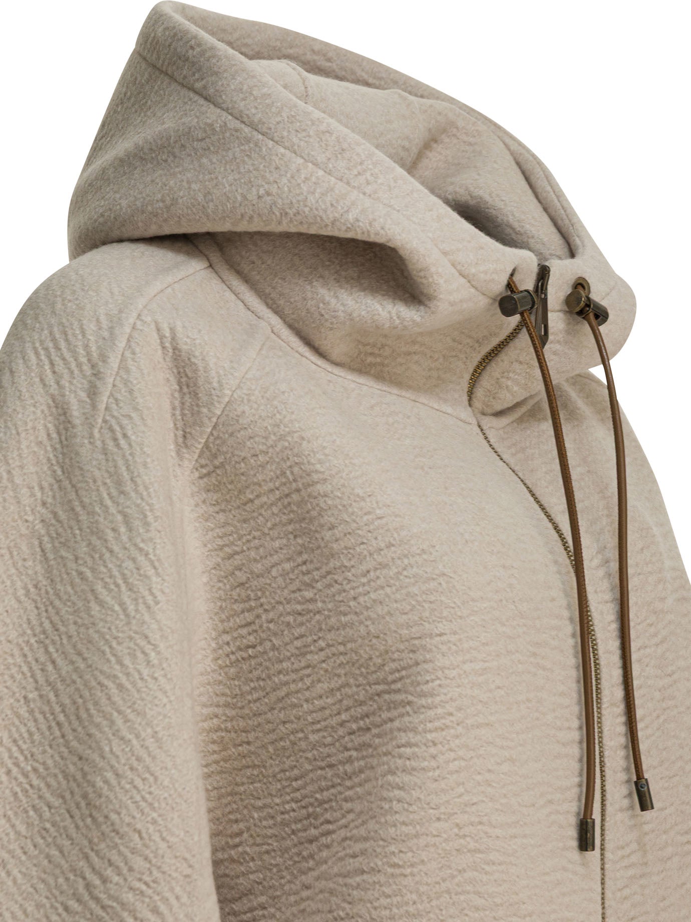 Max Mara Atelier Cashmere Hoodie Coat