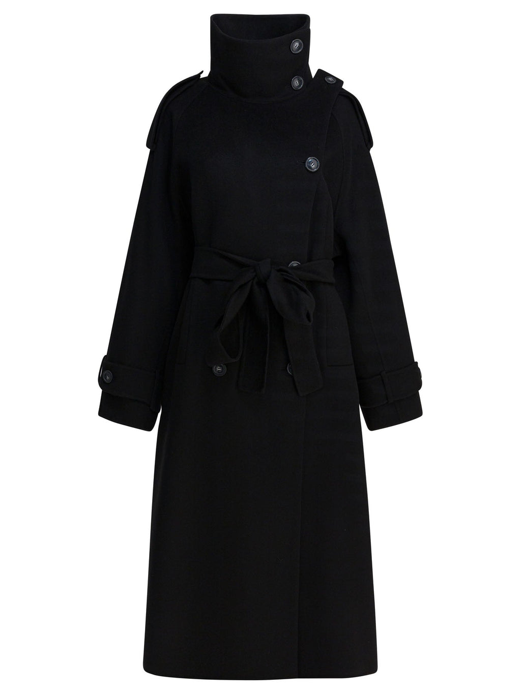 Max Mara Sportmax Virgin Wool Long Coat